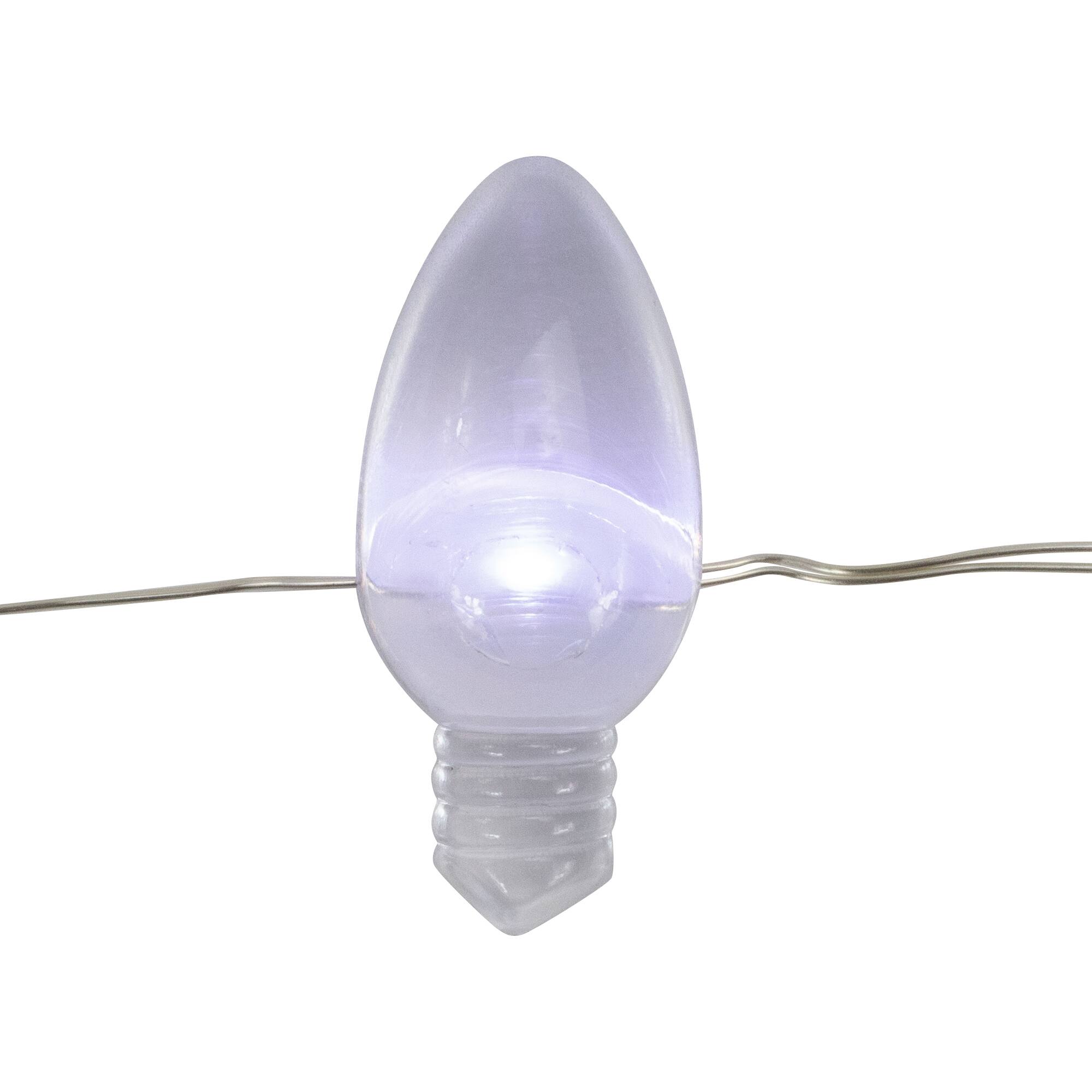 20ct. Patriotic Americana Retro Style Bulb LED Fairy Lights