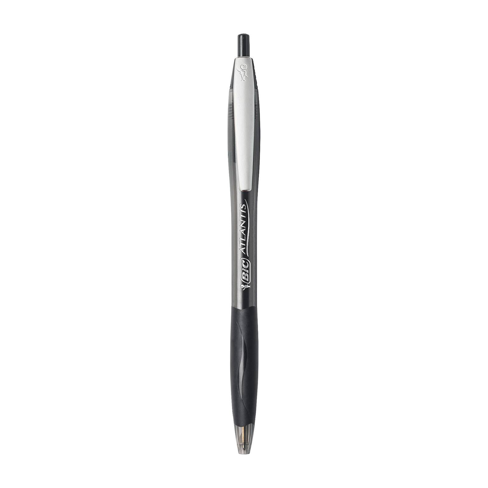 BIC® Glide™ Black Medium Point 1mm Retractable Ball Pen, 12ct.