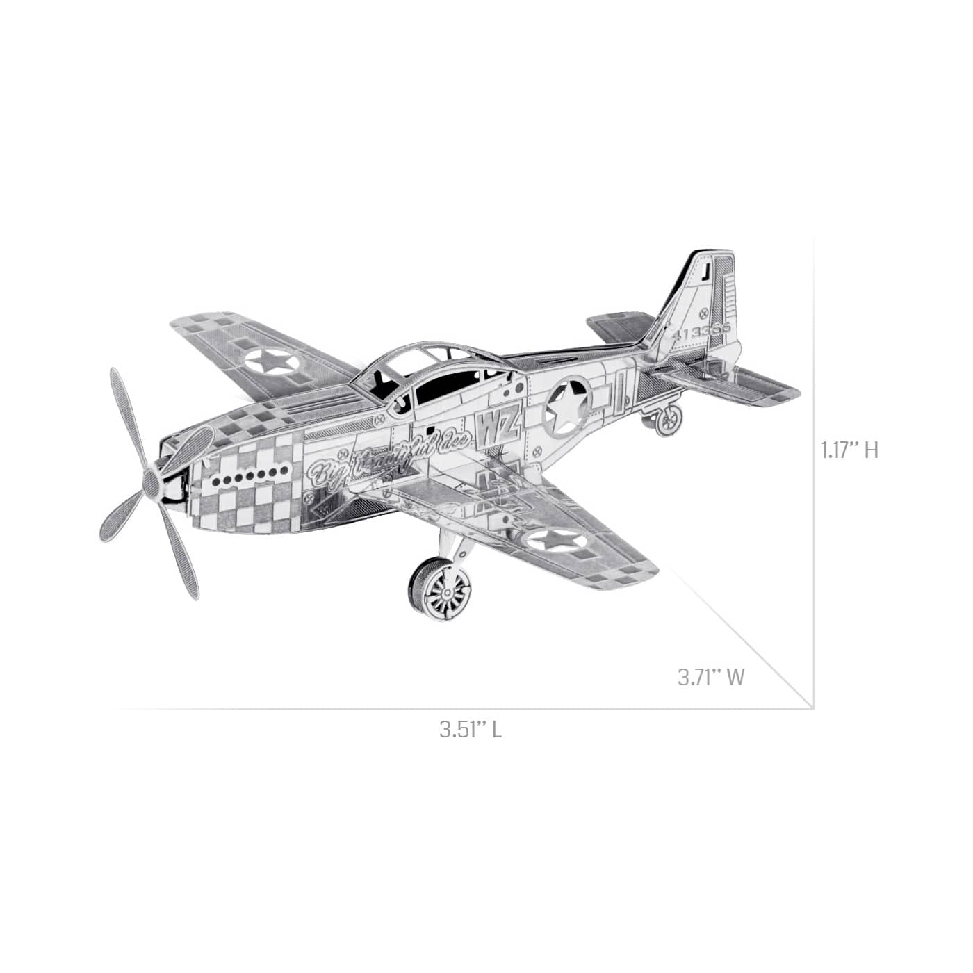 Metal Earth® P-51 Mustang 3D Metal Model Kit