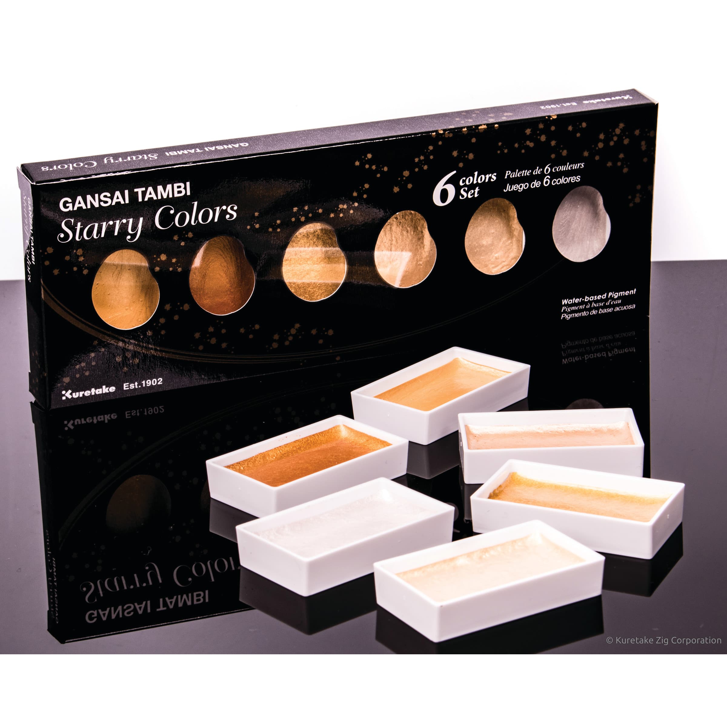 Kuretake Gansai Tambi™ Starry Metallic Watercolour Set