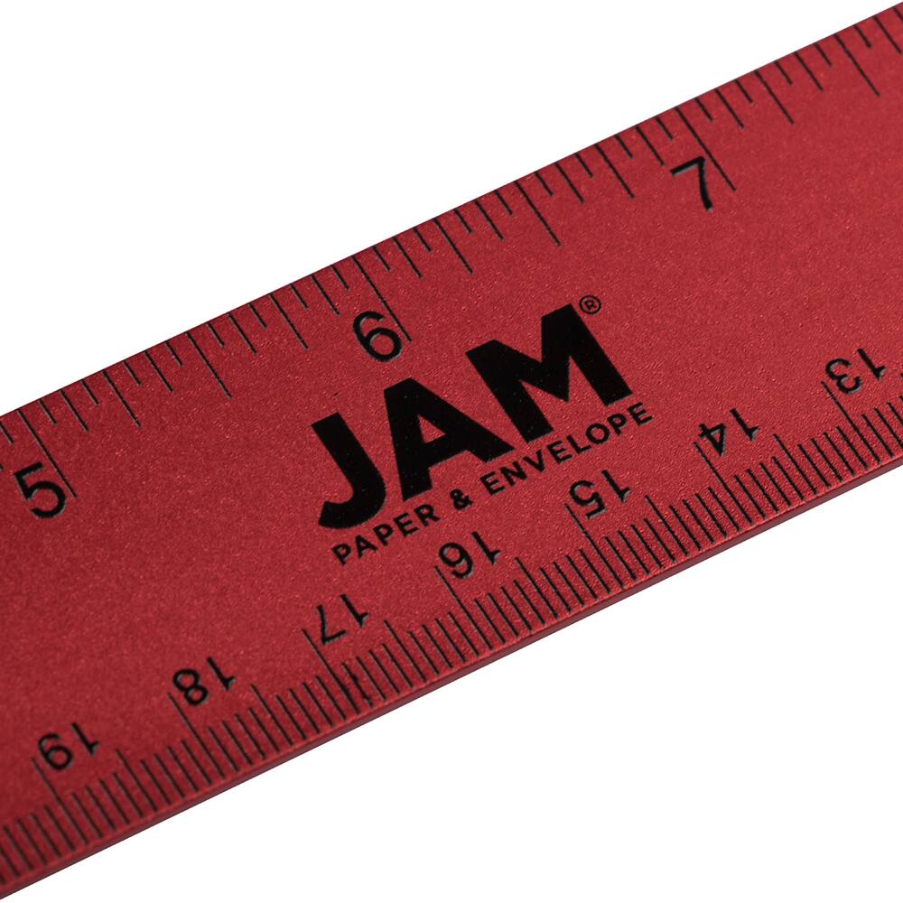 JAM Paper Metallic Stainless Steel Ruler | Michaels
