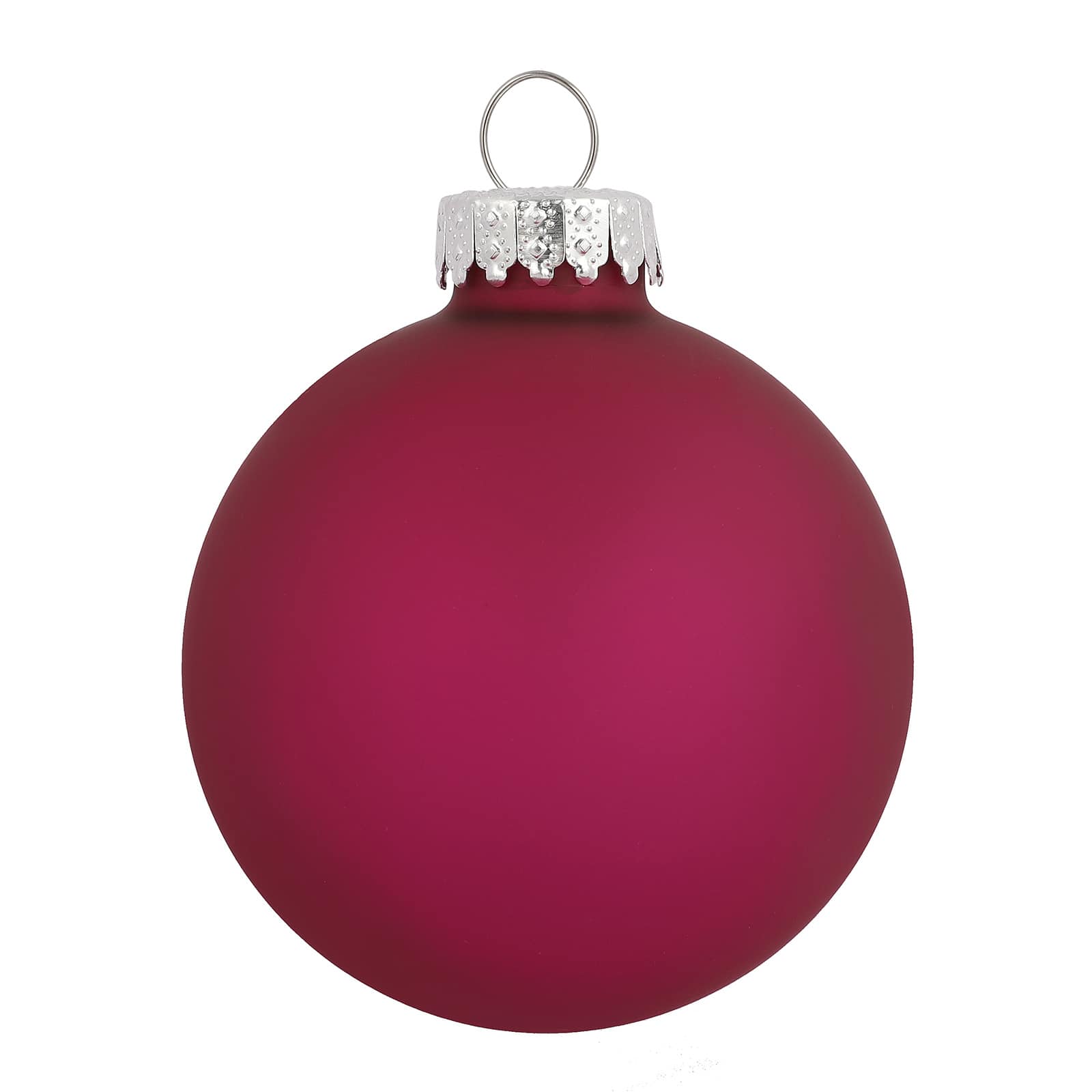 6 Pack 2.5&#x22; Frosted Glass Ball Ornaments by Ashland&#xAE;