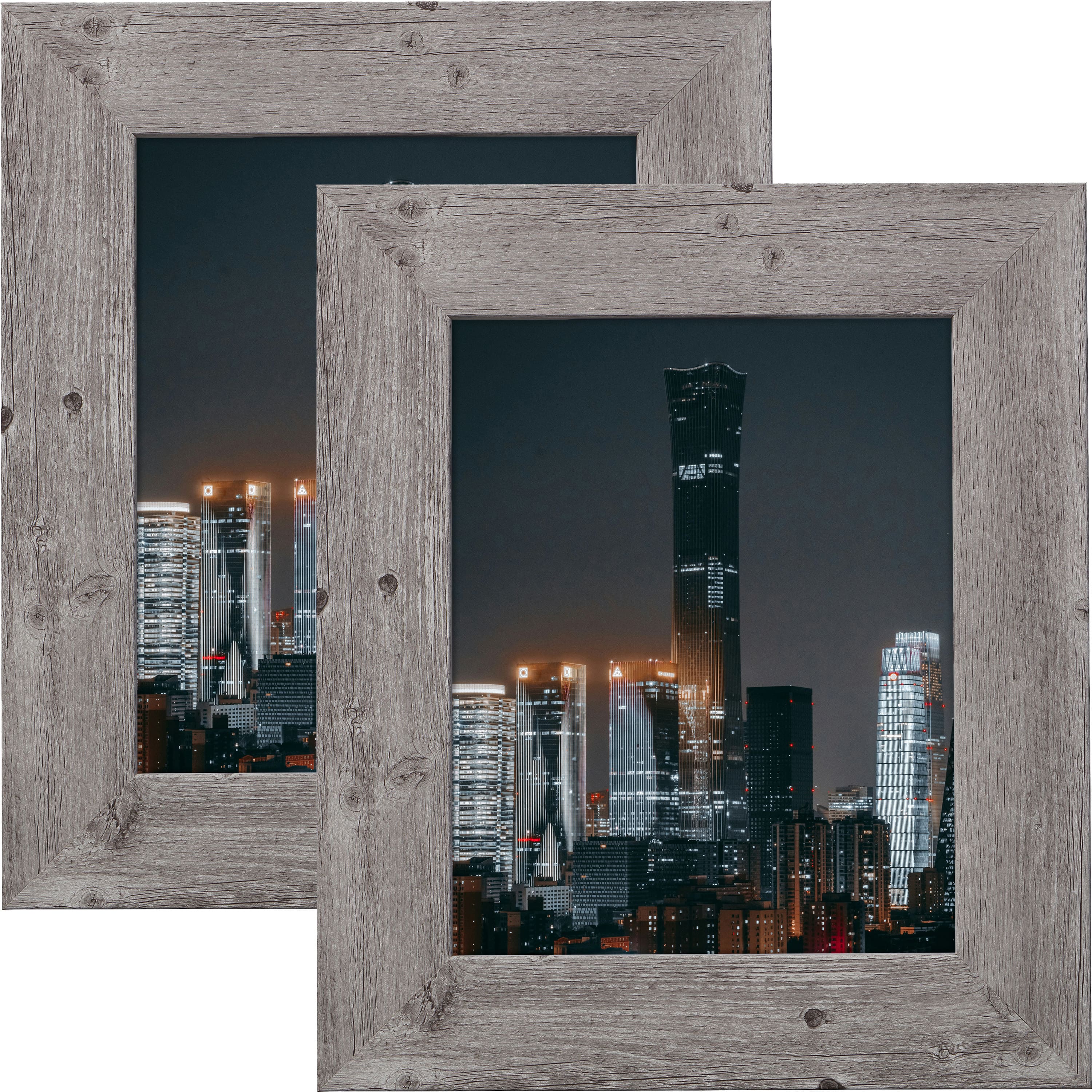 2 Pack Craig Frames American Barn Light Gray Picture Frame