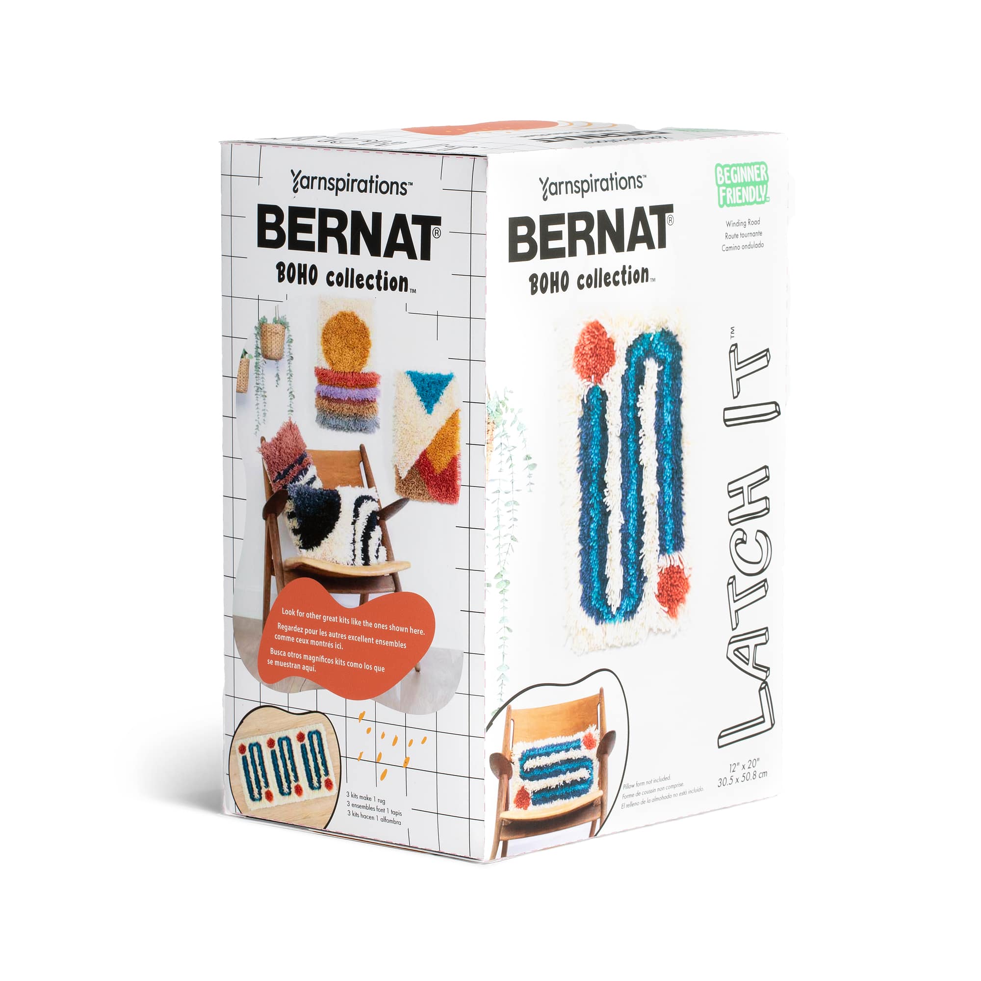 Bernat® Latch It™ Winding Road Boho Yarn Kit