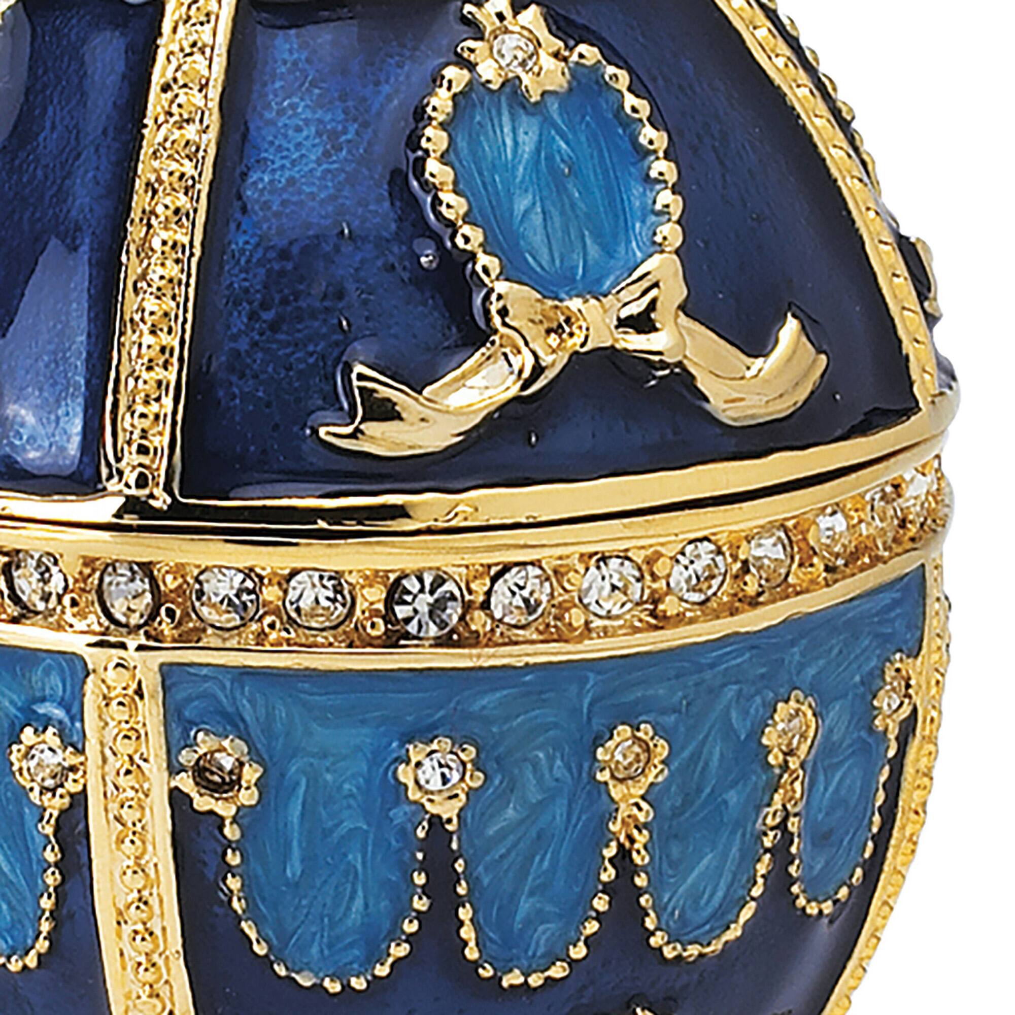 The Pushkin Collection Natalia Romanov-Style Enameled Egg