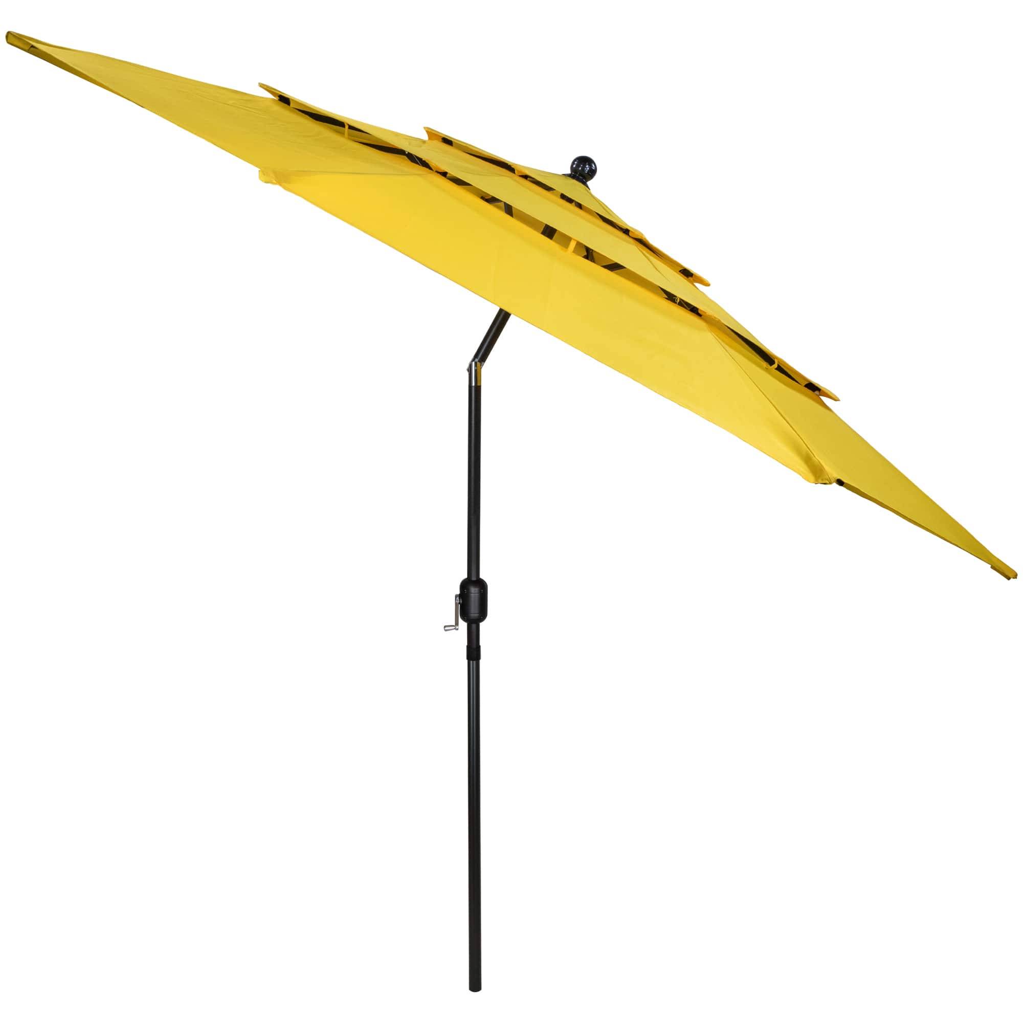 9.75ft. Outdoor Patio Market Umbrella with Hand Crank &#x26; Tilt