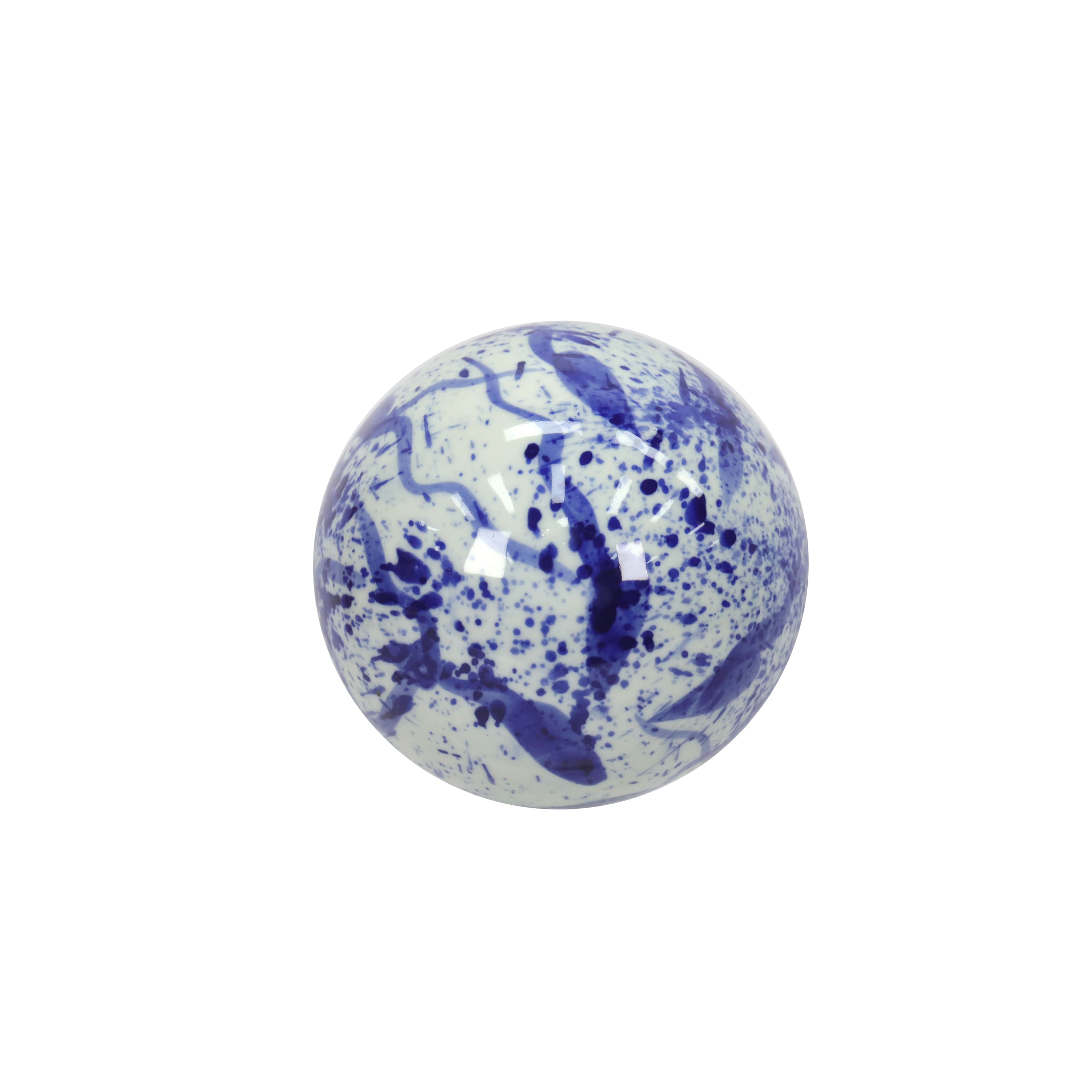 Assorted 4&#x22; Large Ceramic Ball Tabletop D&#xE9;cor by Ashland&#xAE;, 1pc.