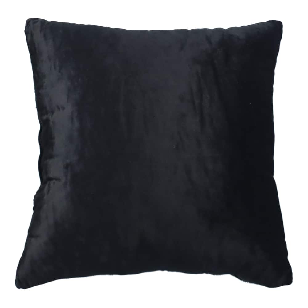 16&#x22; x 16&#x22; Black Velvet Throw Pillow by Ashland&#xAE;