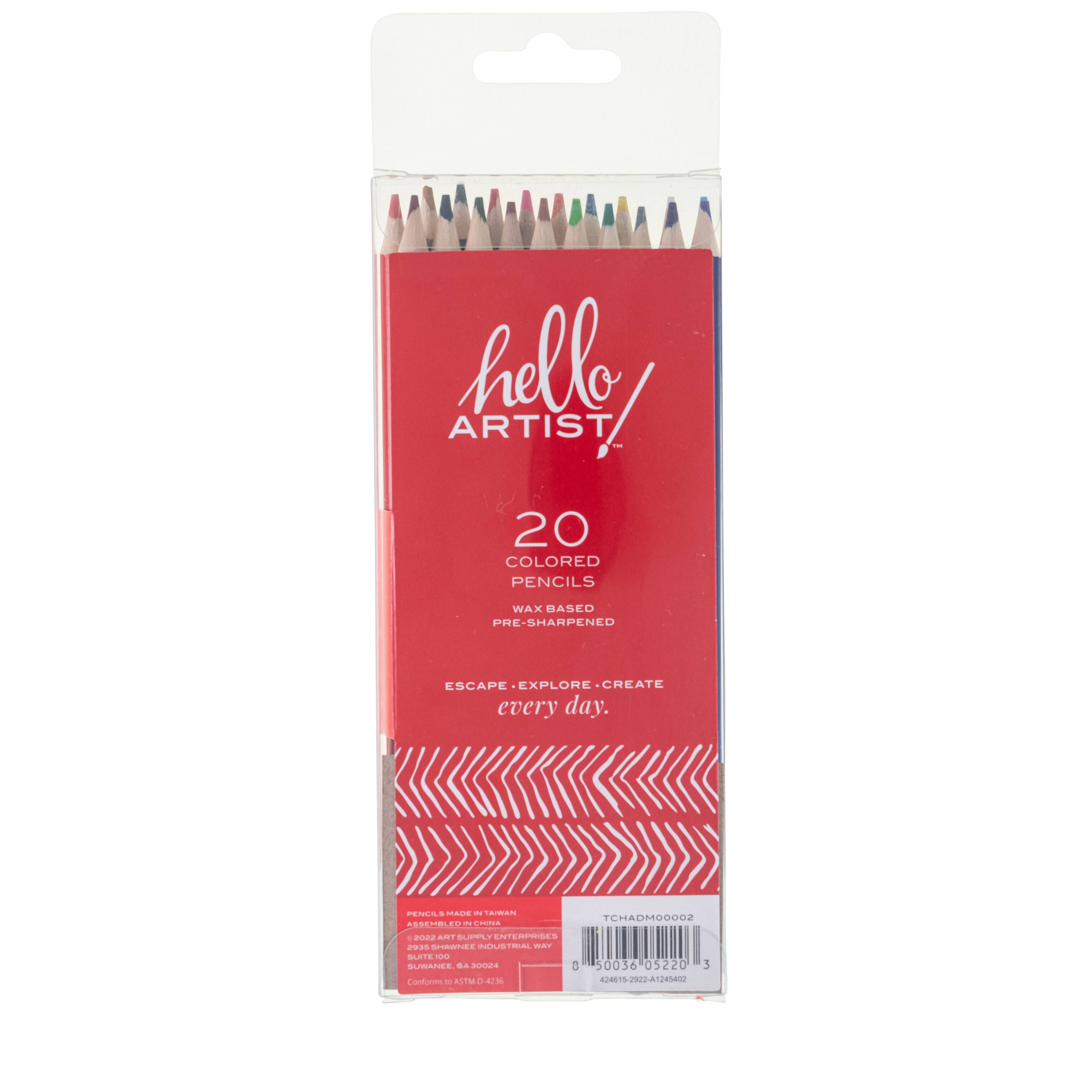 Hello, Artist!&#x2122; 20-Pack Colored Pencils