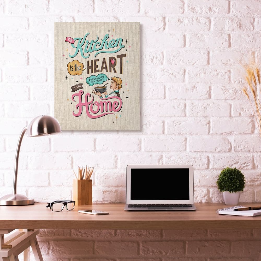 Stupell Industries Kitchen Heart &#x26; Home Vintage Comic Book Canvas Wall Art