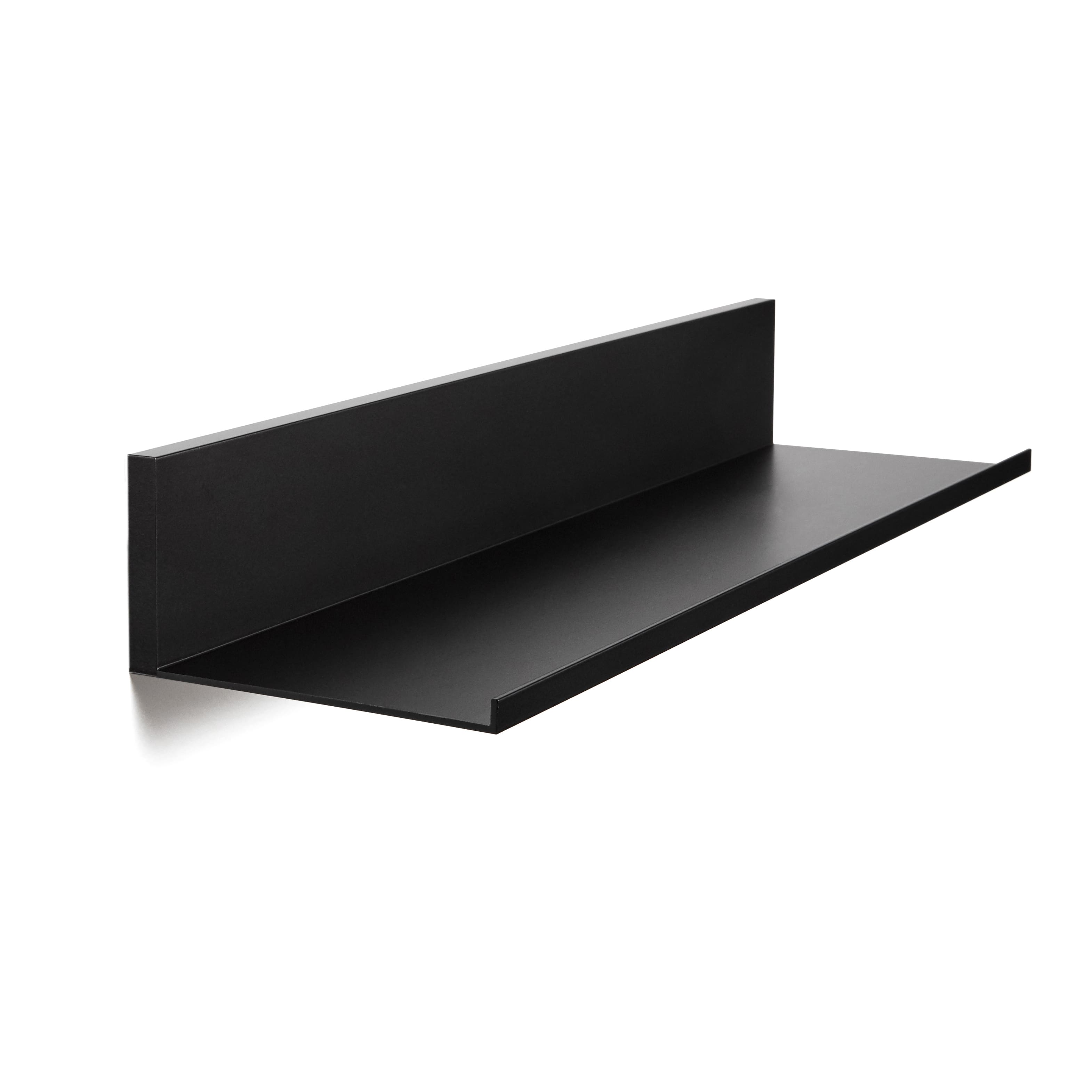 Hangz™ Black No Stud 4" Depth Floating Shelf