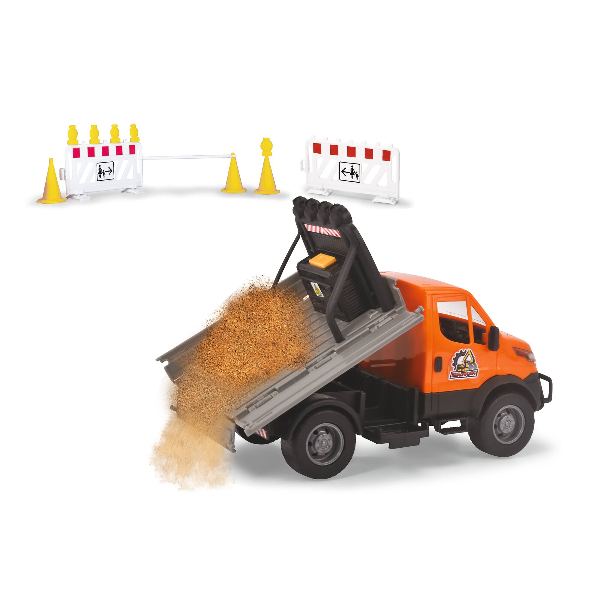 Dickie Toys Light &#x26; Sound Road Construction Playset