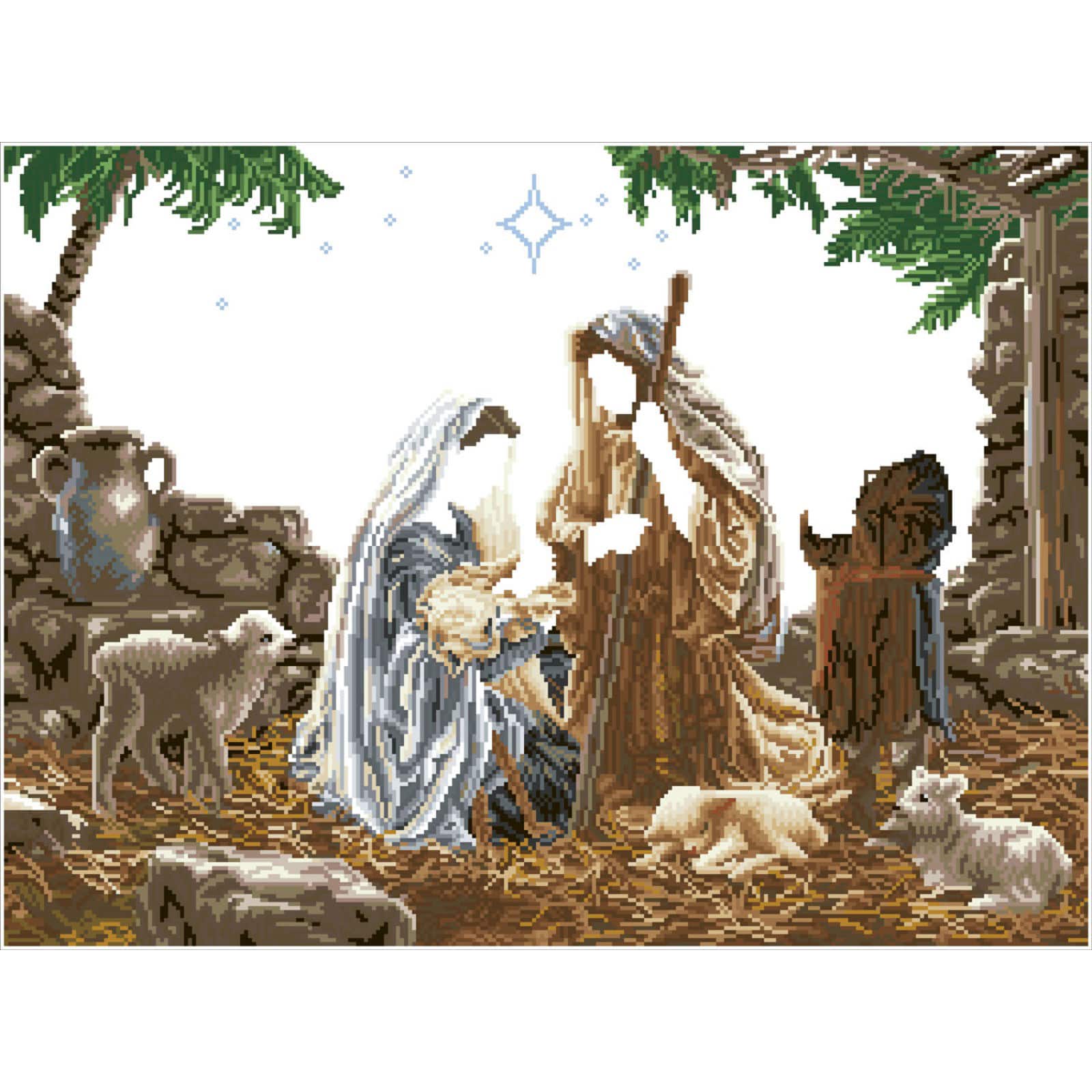 Diamond Dotz® Advanced Let Us Adore Him Diamond Painting Kit