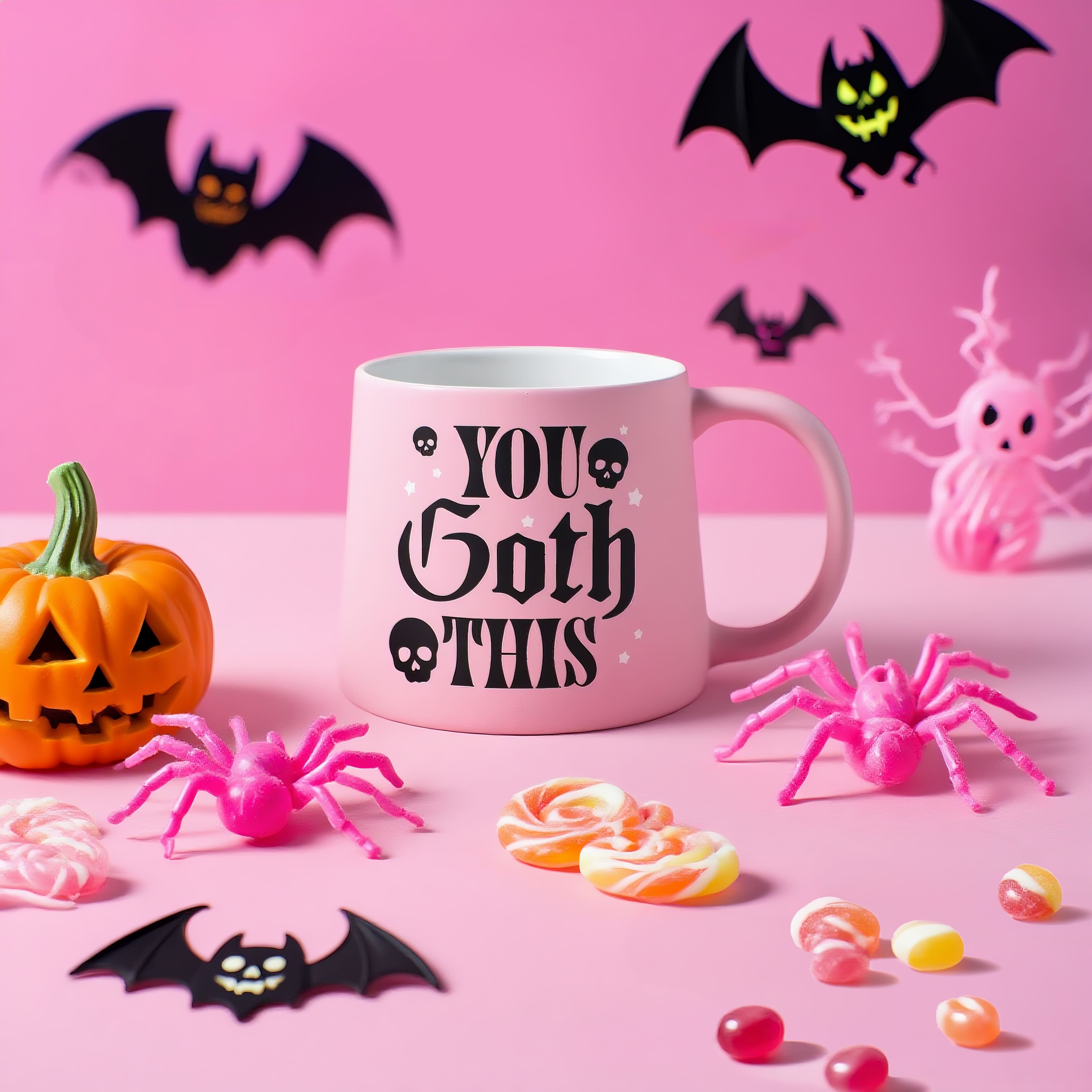 14.5oz. Pink You Goth This Ceramic Mug by Ashland&#xAE;