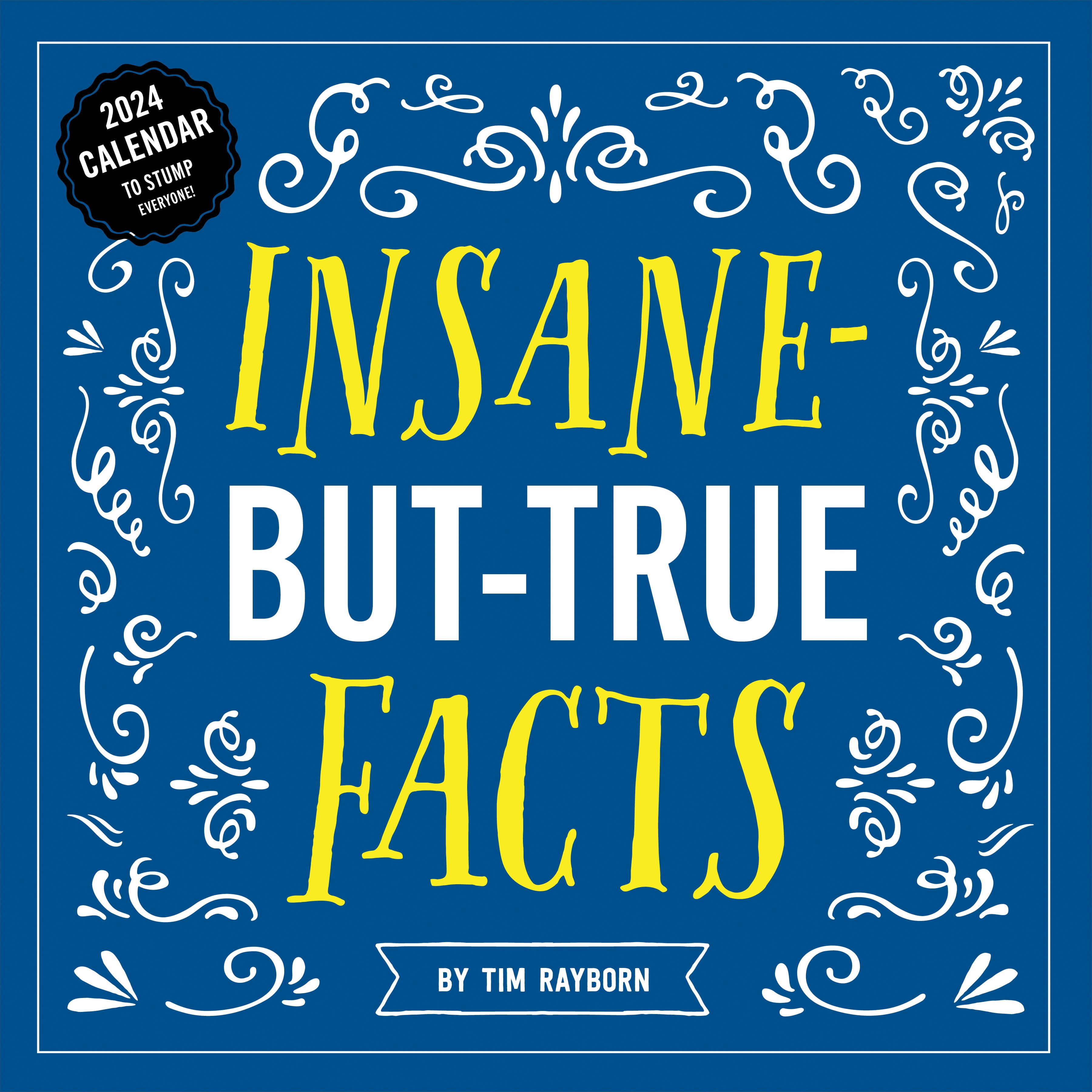 TF Publishing 2024 Insane But True Wall Calendar