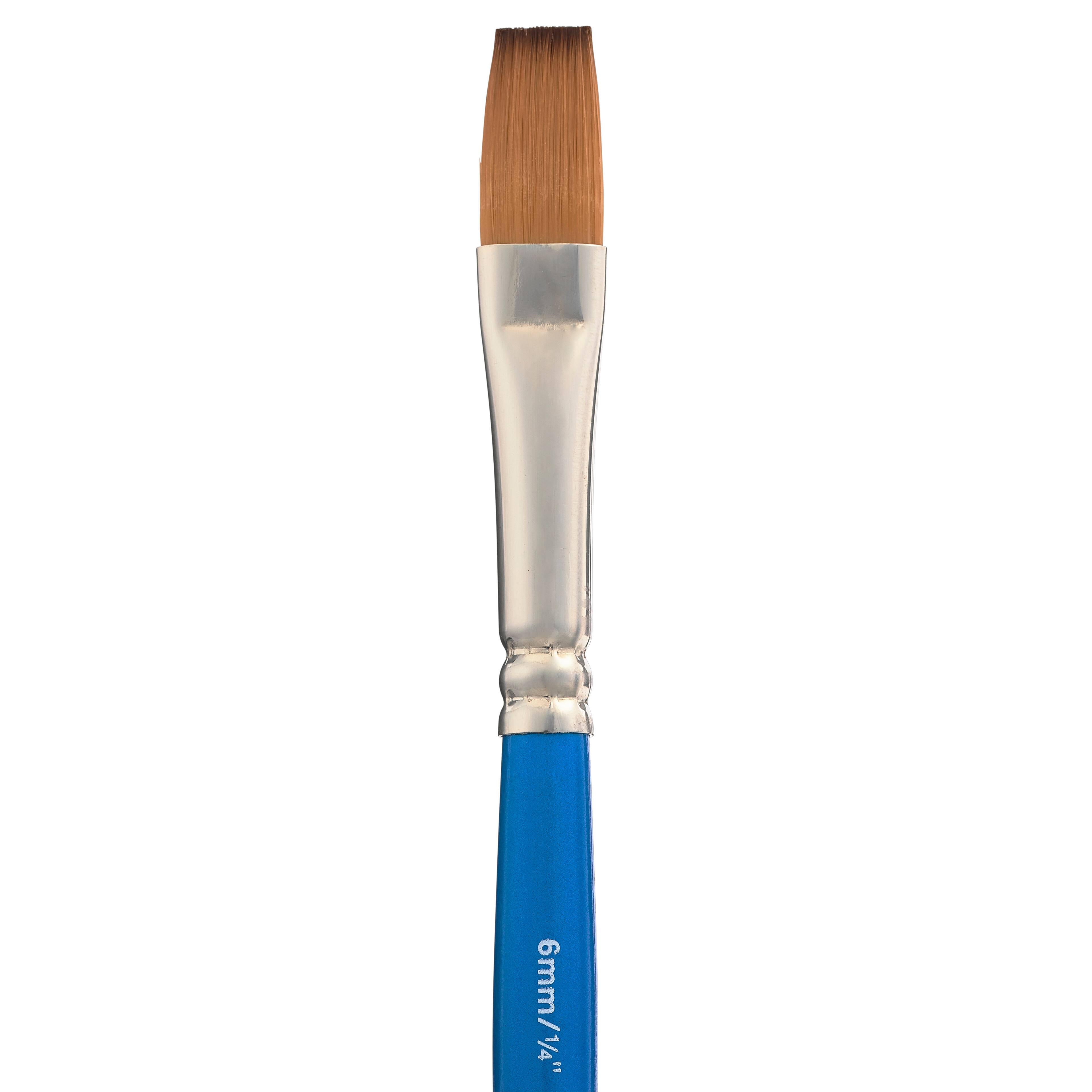 12 Pack: Cotman Watercolour™ Short Handle One Stroke Brush, 1/4"