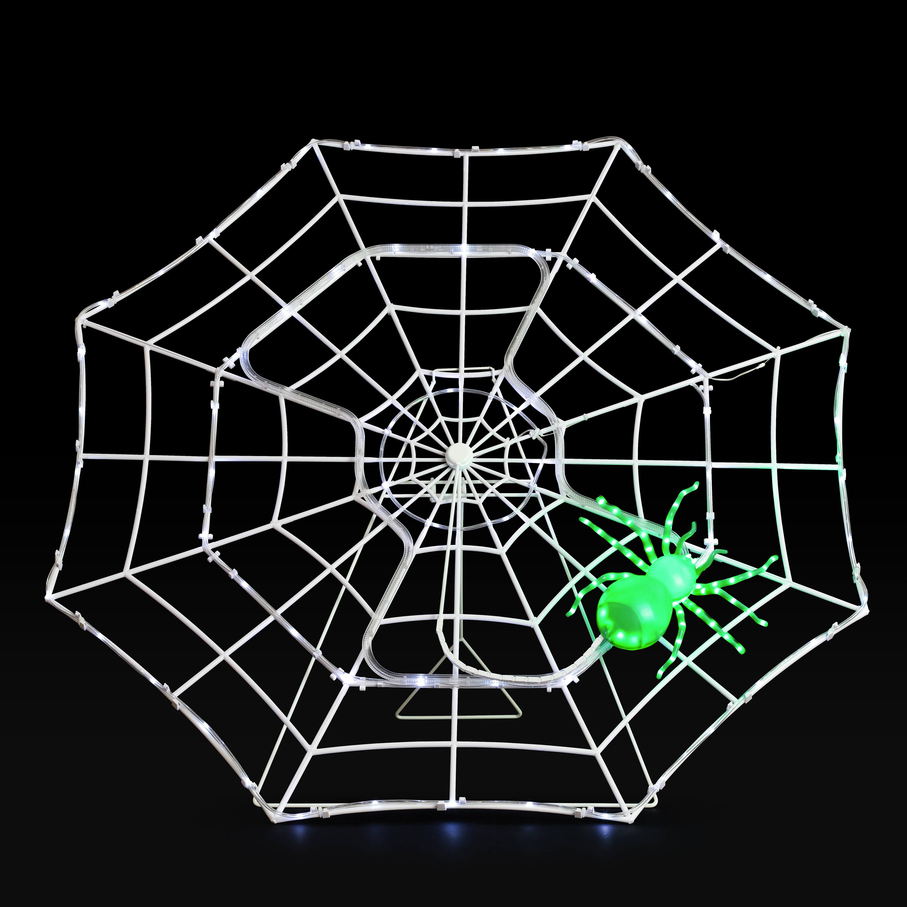Mr. Halloween 4ft. Outdoor Animated Spider Web