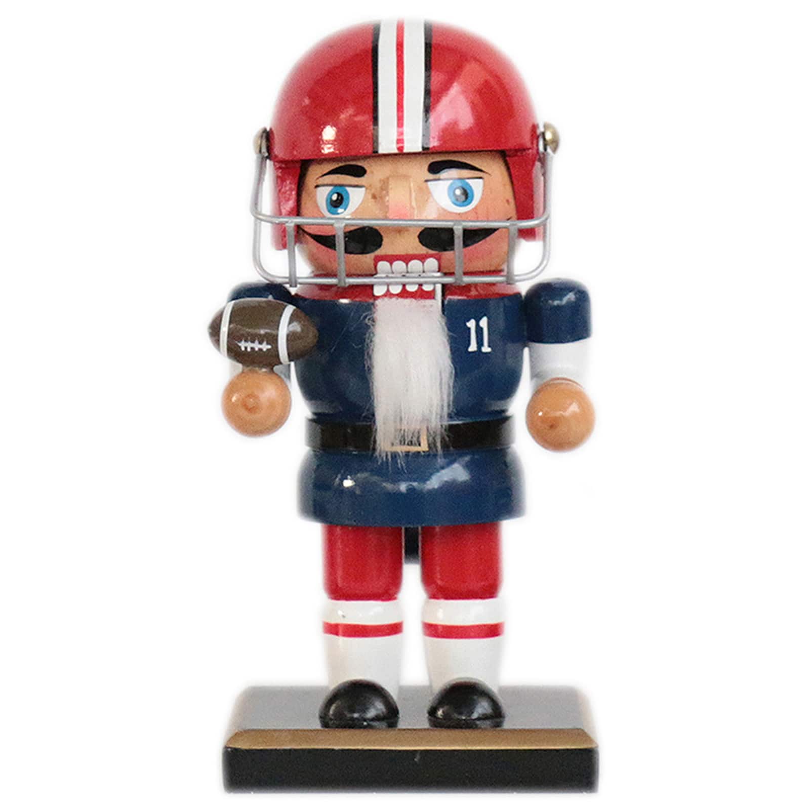 Santa&#x27;s Workshop 6.5&#x22; Football Player Nutcracker