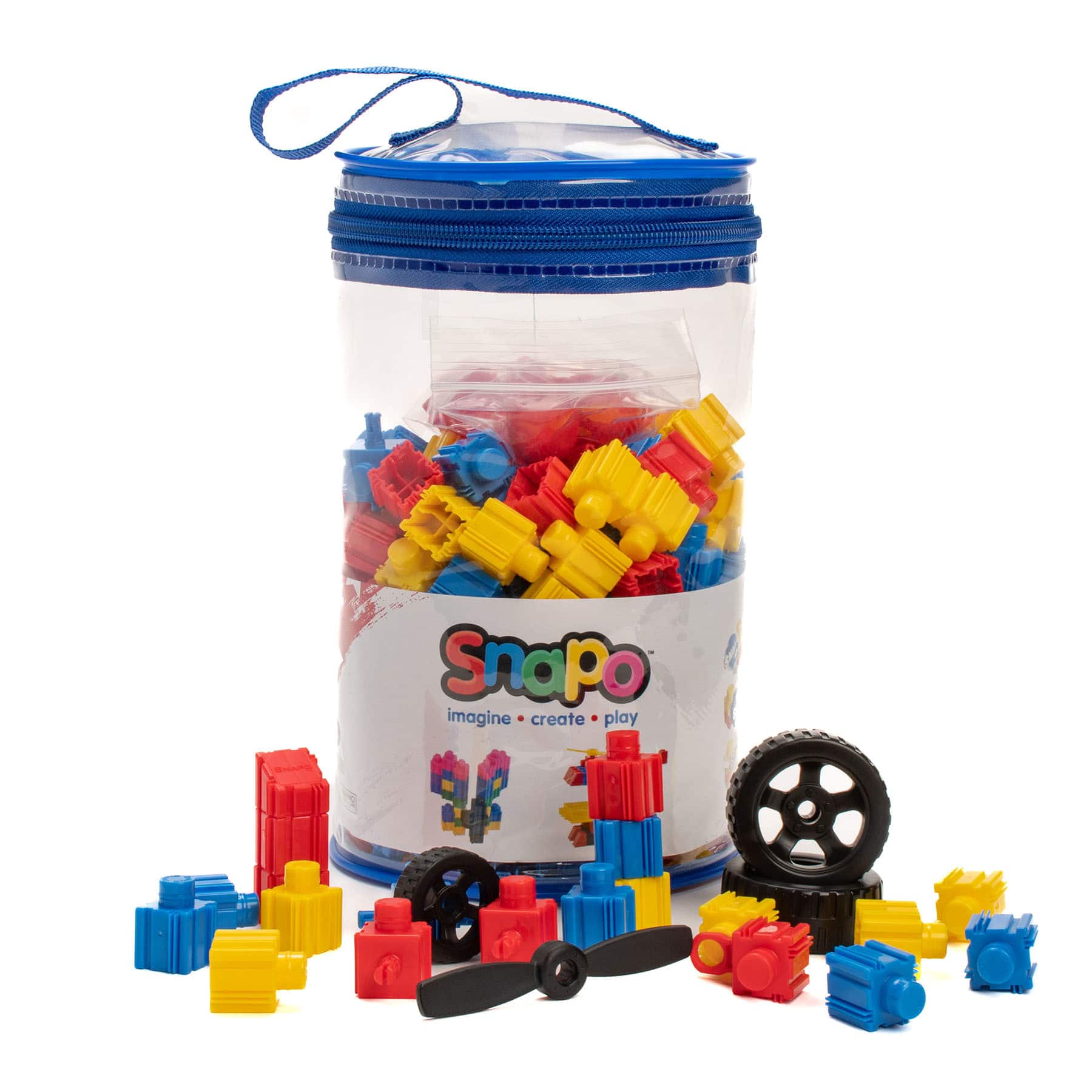 Snapo™ Jr. Building Blocks Creative Builder's Kit, 200pc.