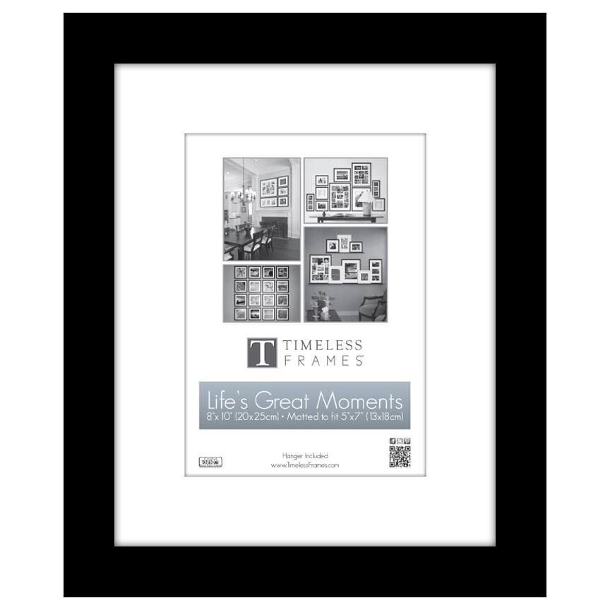 Timeless Frames 78309 Lifes Great Moments Black Wall Frame 10 x 20 in. 