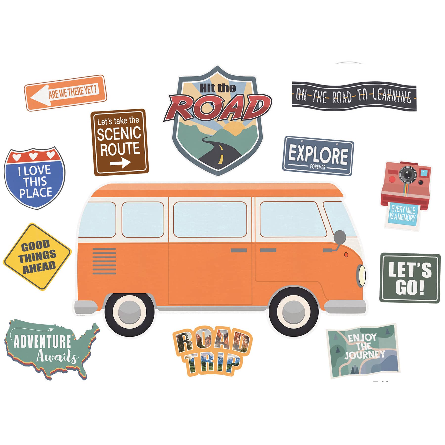 Teacher Created Resources® Road Trip Adventure Bulletin Board Set