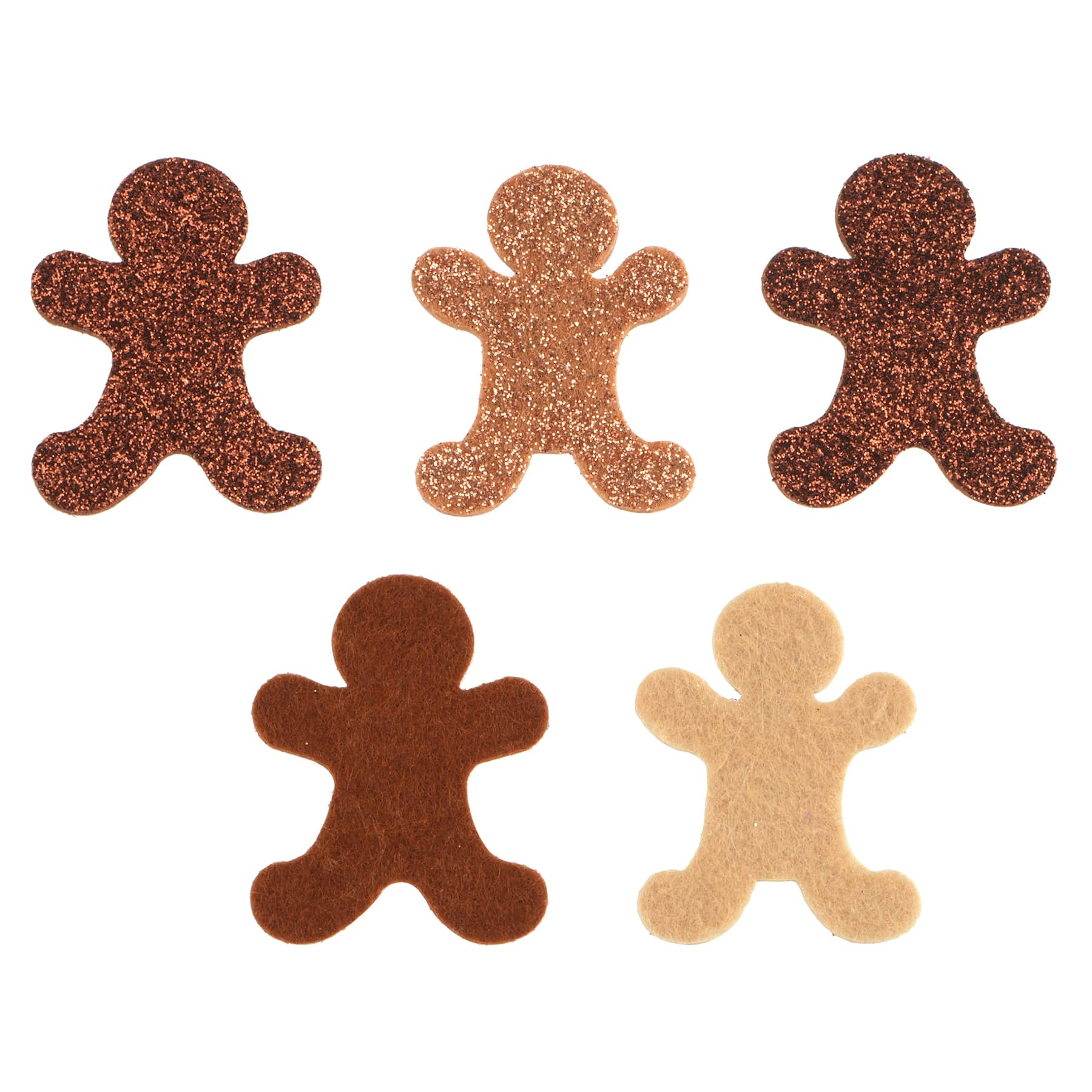 Gingerbread Felt Stickers by Creatology&#x2122;