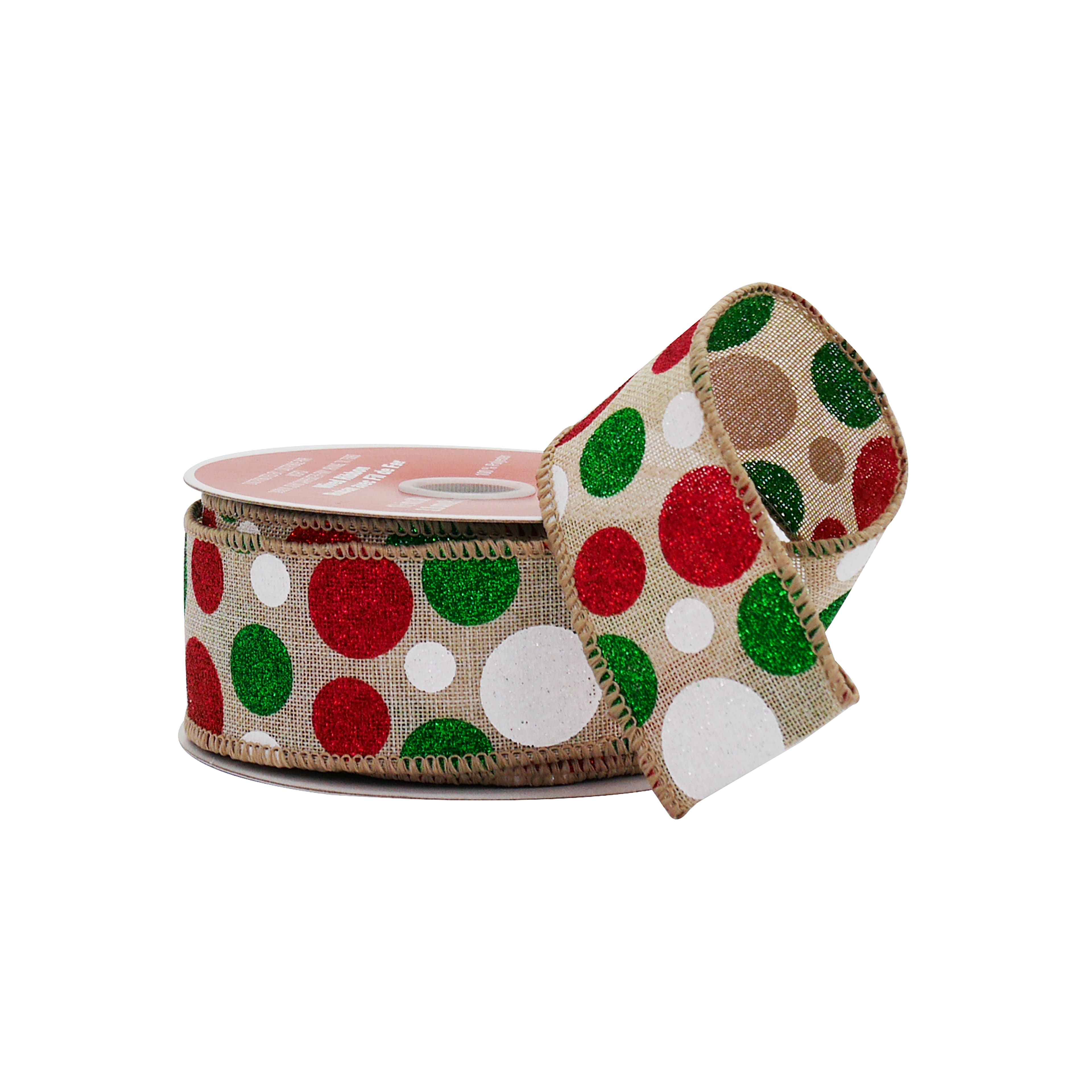 1.5" x 30ft. Whimsy Dots Wired Ribbon by Celebrate It®