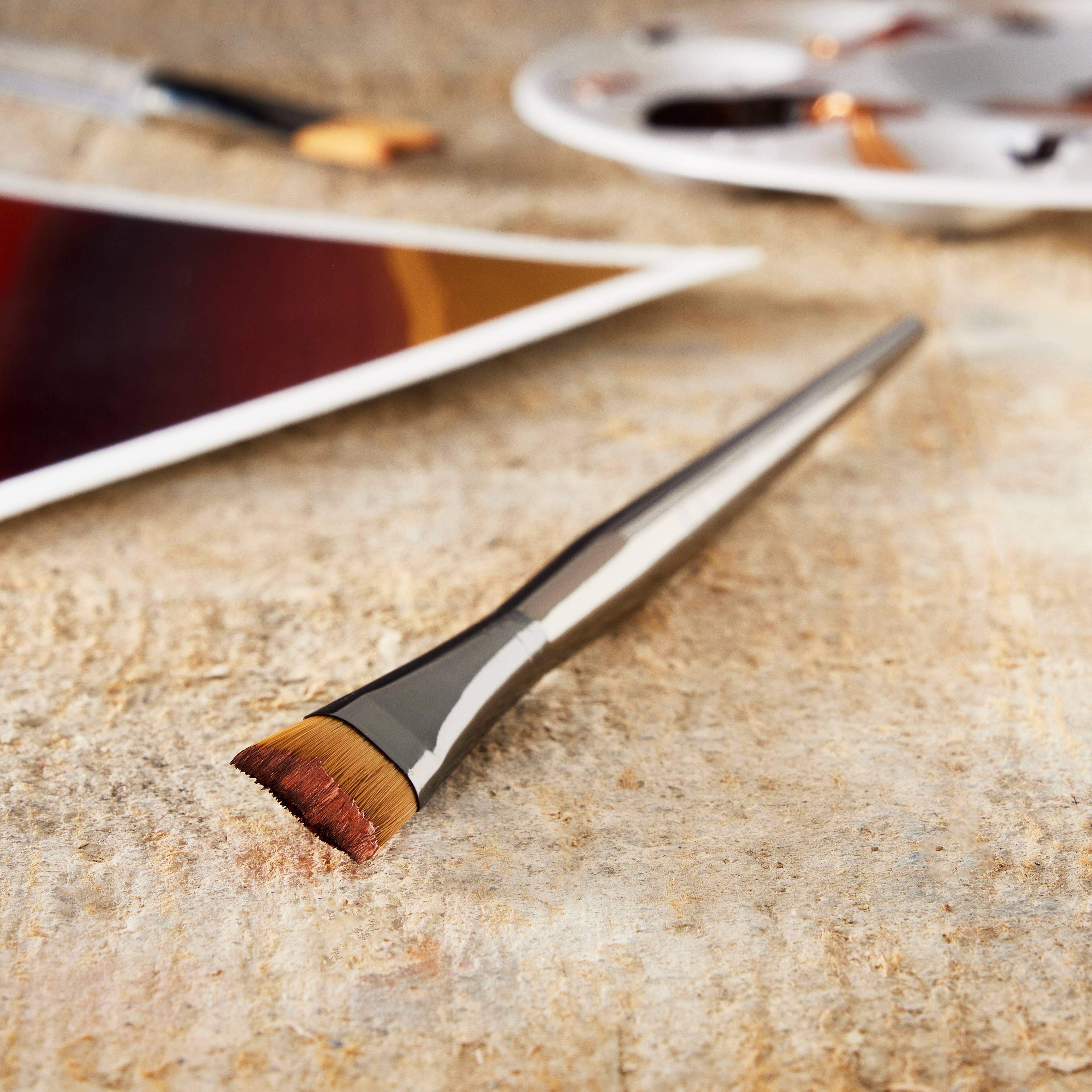 12 Pack: Zen™ Series 73 Short Handle Flat Shader Brush