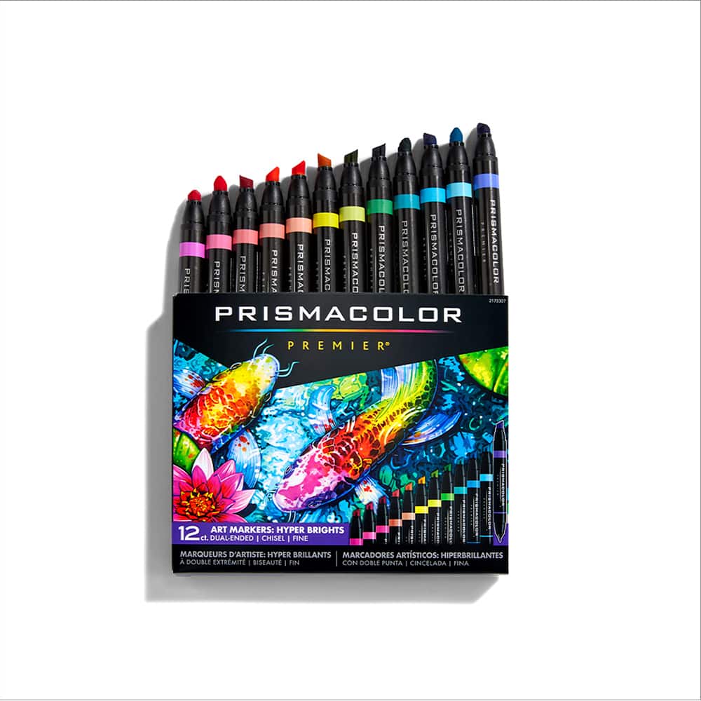 Prismacolor&#xAE; Premier&#xAE; Hyper Brights Dual-Ended Art Markers, 12ct.