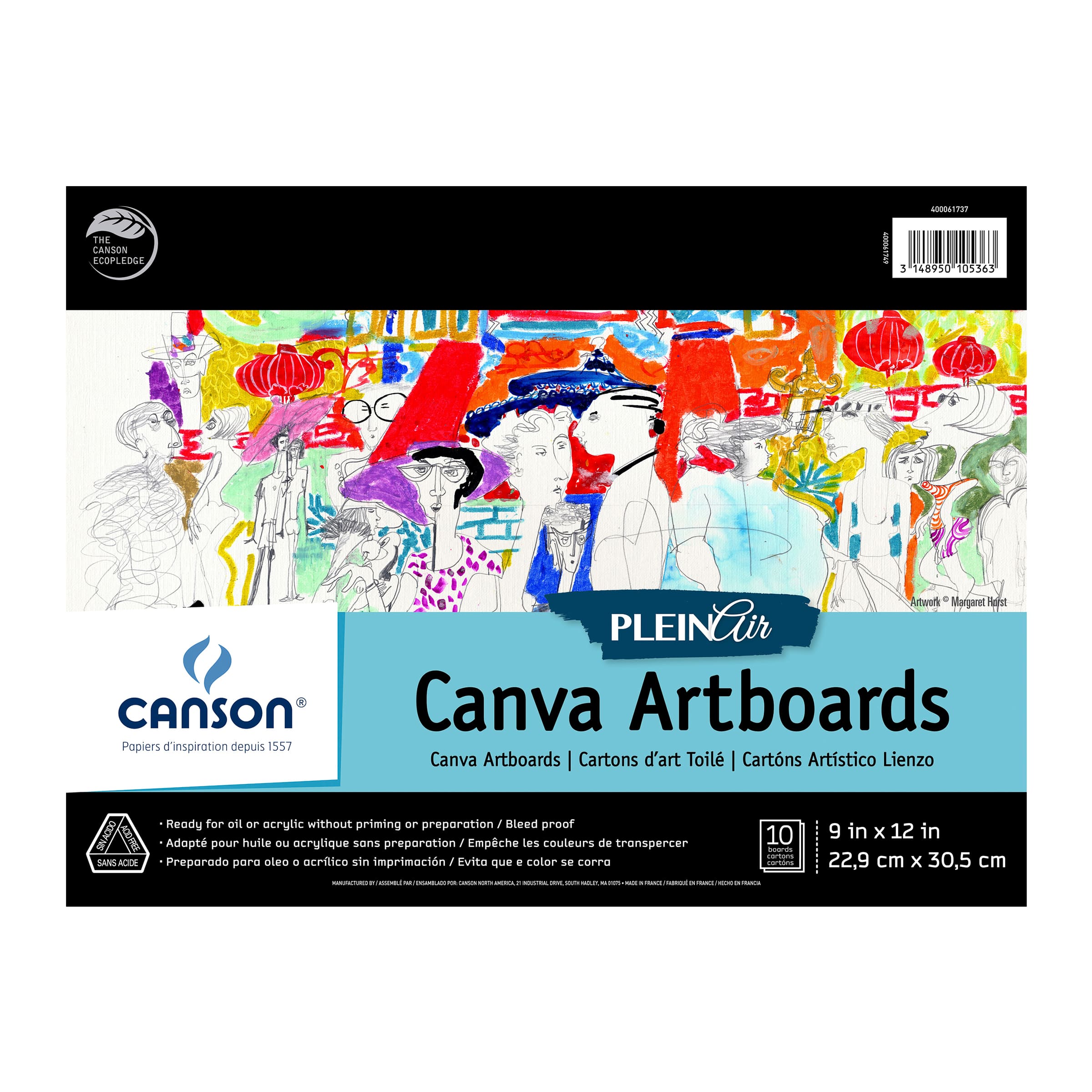 Mix Media 22,9/ x 30,5/ cm Canson Plein AIR Art Board Pad