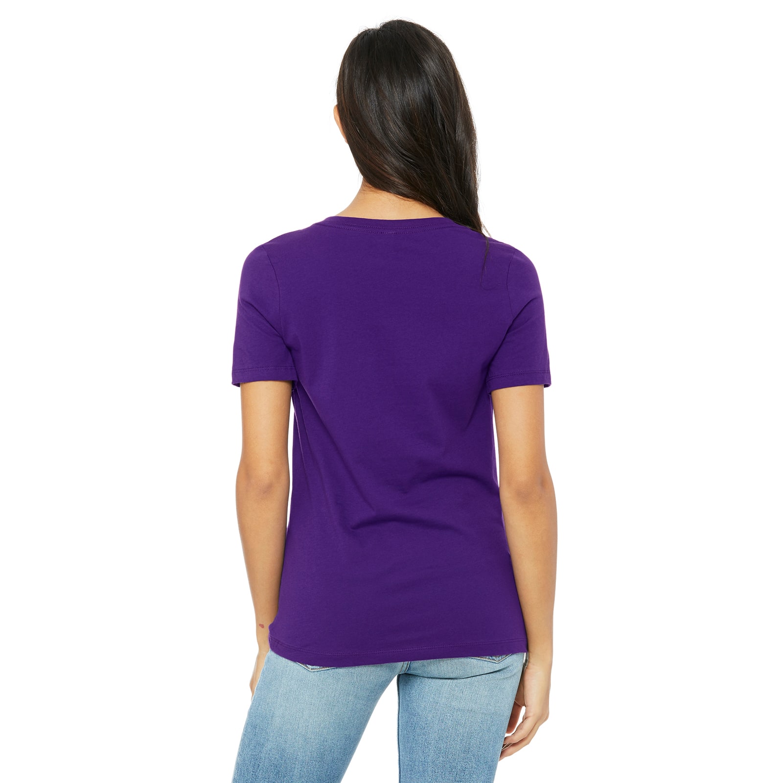 6 Pack: BELLA+CANVAS® Short Sleeve Women's V-Neck T-Shirt