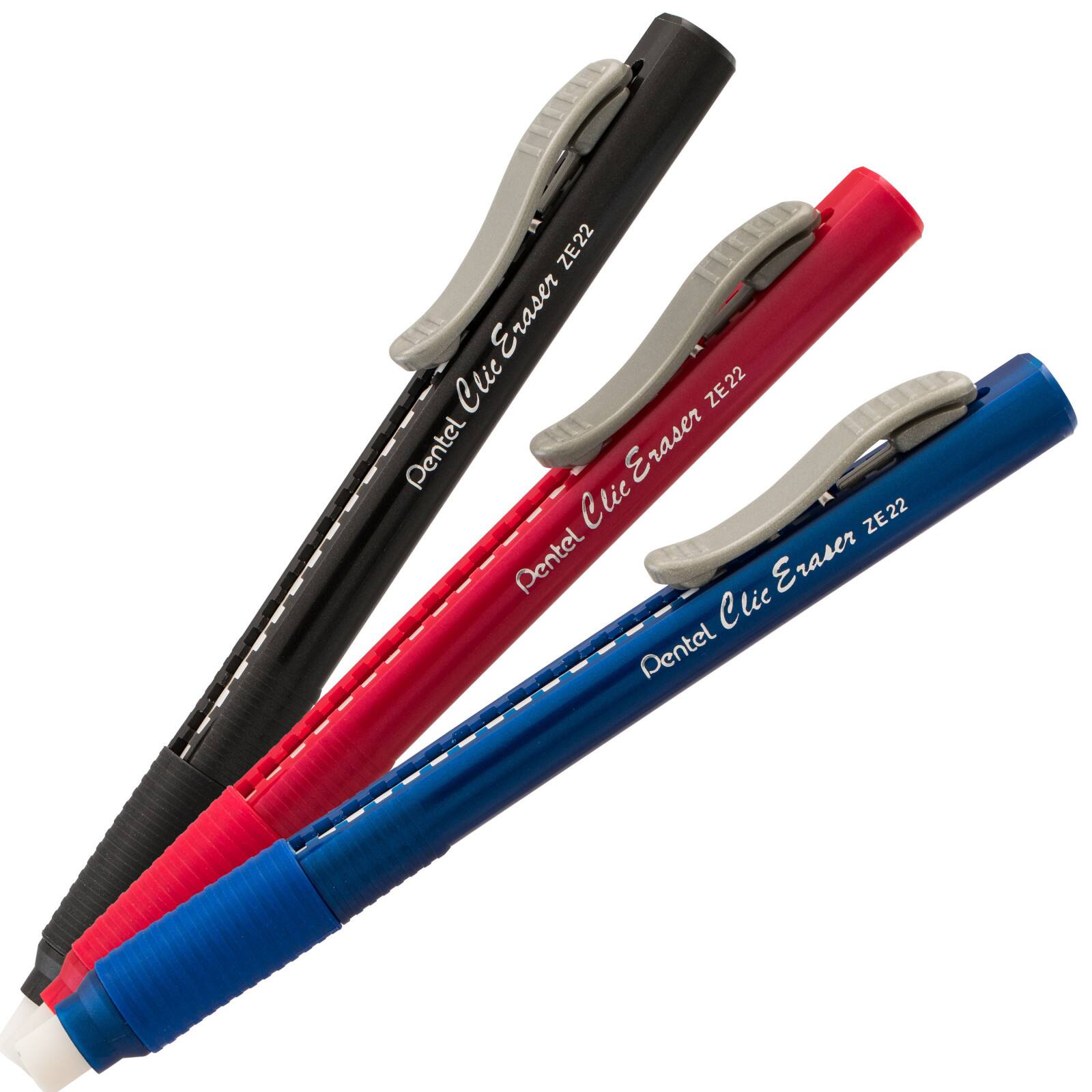 Pentel&#xAE; Blue Barrel Clic Eraser