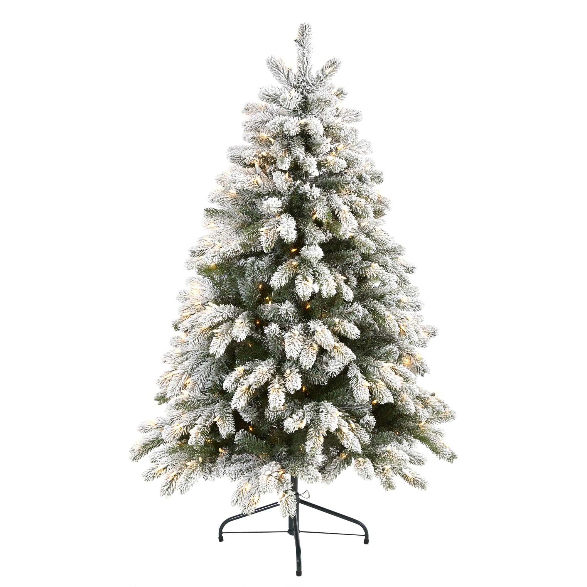 5ft. Pre-Lit South Carolina Spruce Artificial Christmas Tree, Clear LED Lights