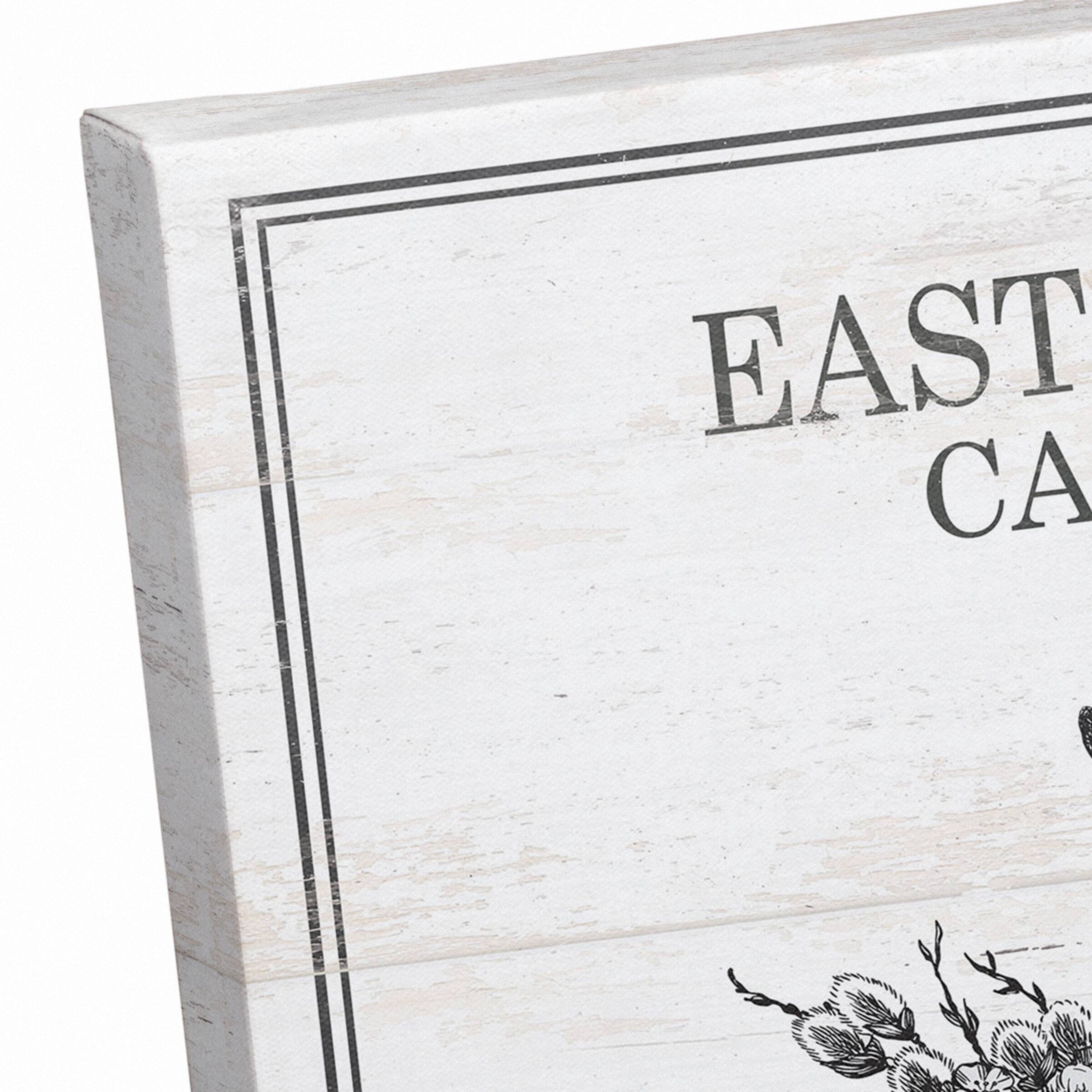 Easter Bunny Carrot Farm 1 11" x 14" Canvas Wall Art