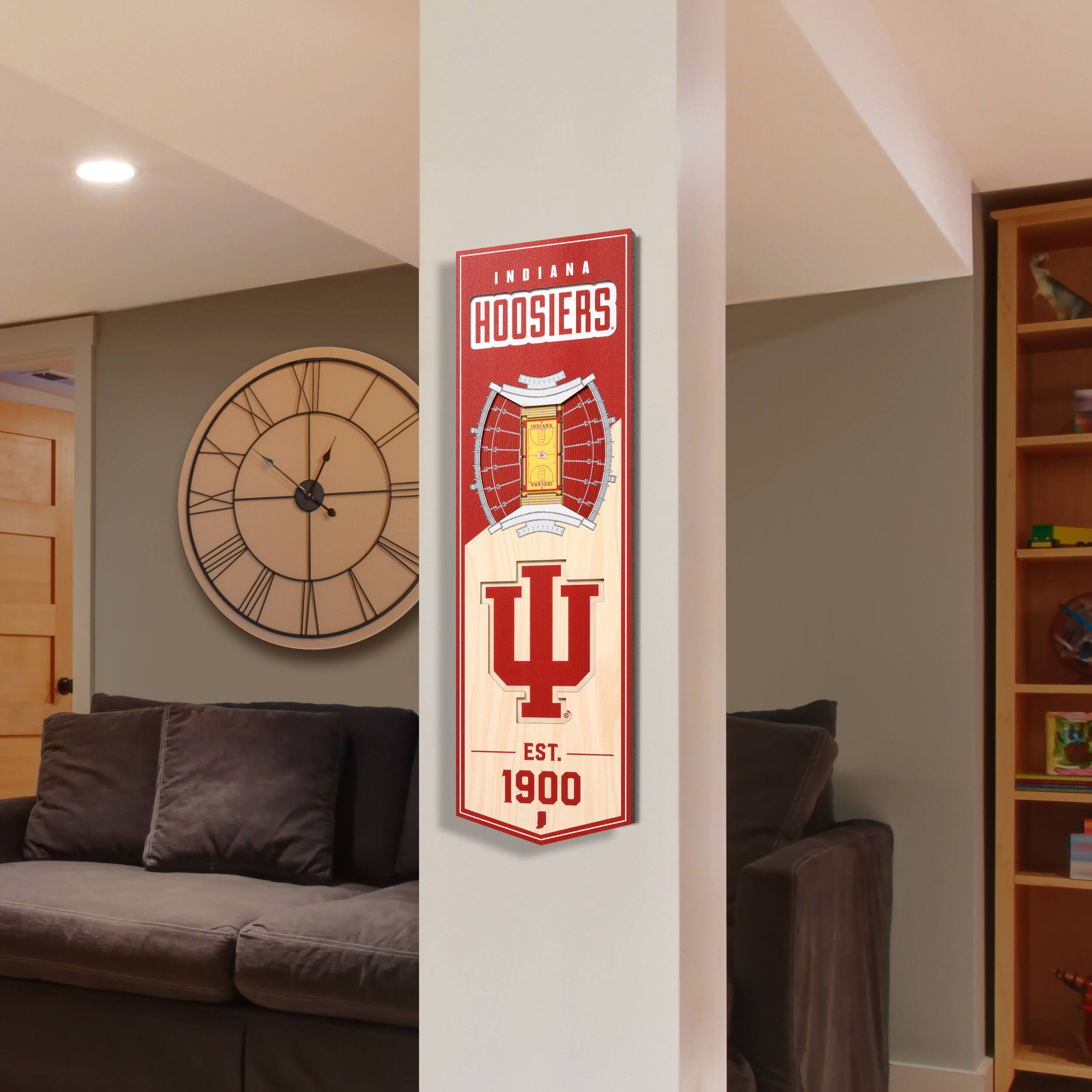 NCAA 6&#x22; x 19&#x22; StadiumView 3D Banner