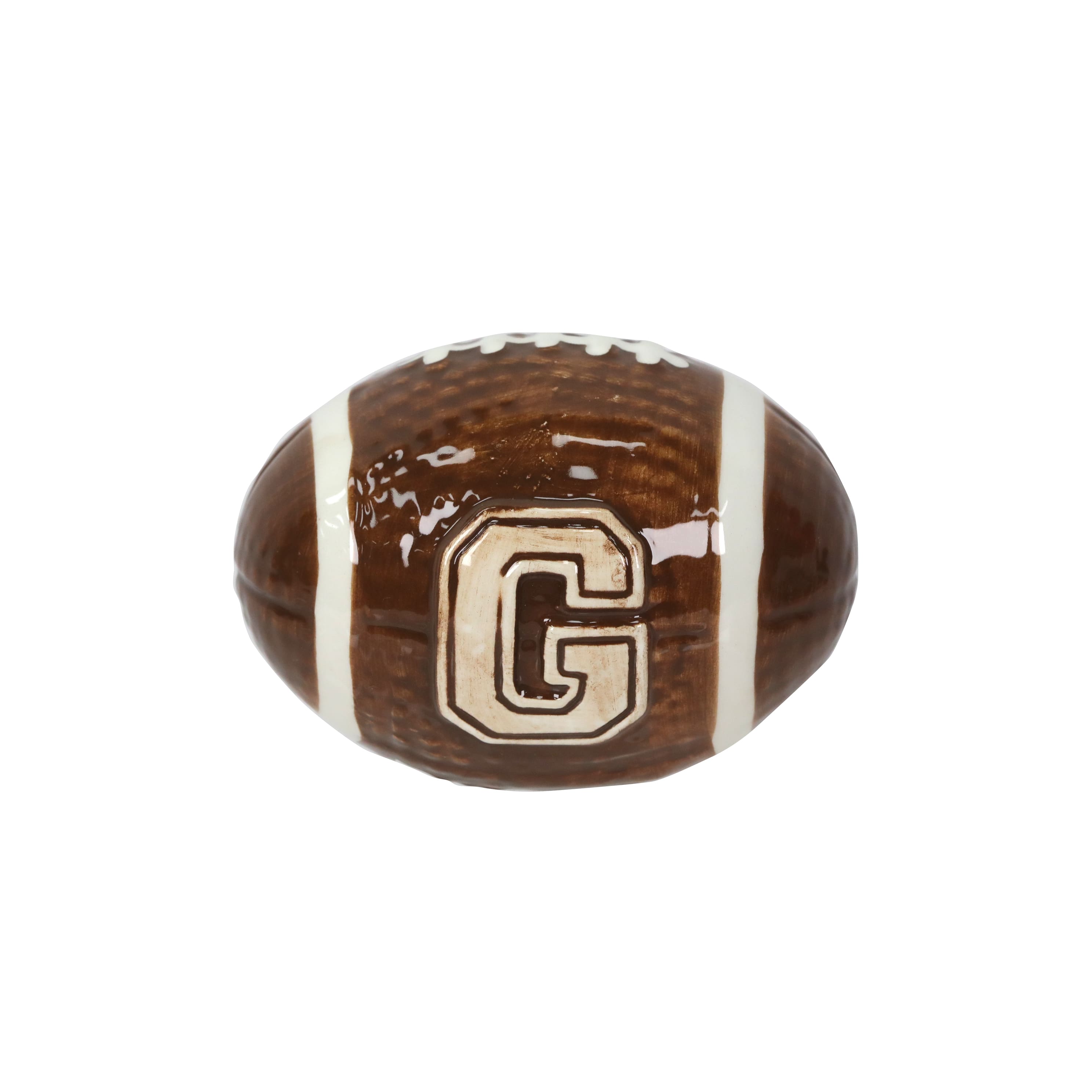 3.75&#x22;  Football Tailgate Monogram D&#xE9;cor by Celebrate It&#x2122;