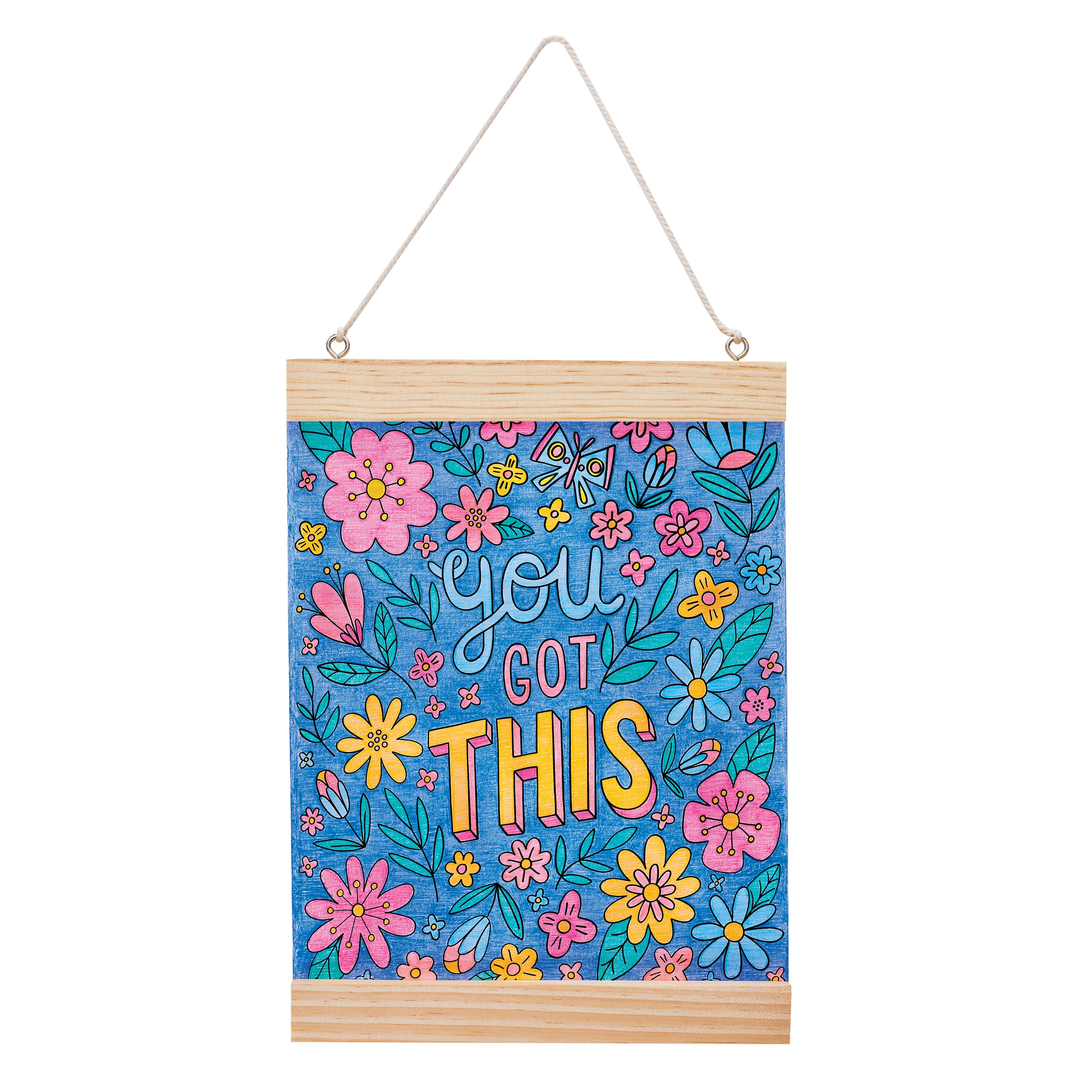 Faber-Castell® You Got This Colour by Number Wall Art Kit