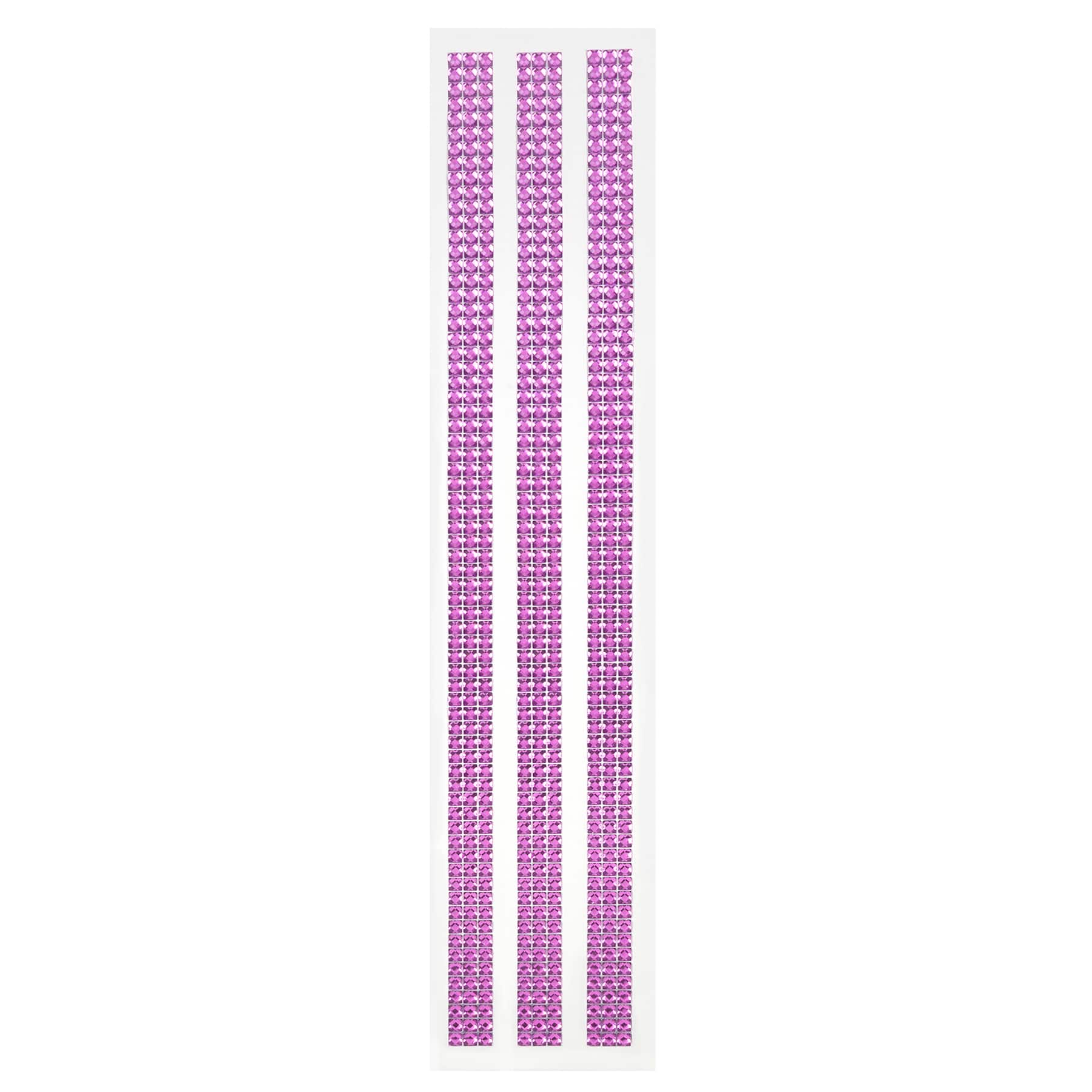 12 Packs: 3 ct. (36 total) Violet Border Bling Stickers by Recollections&#x2122;