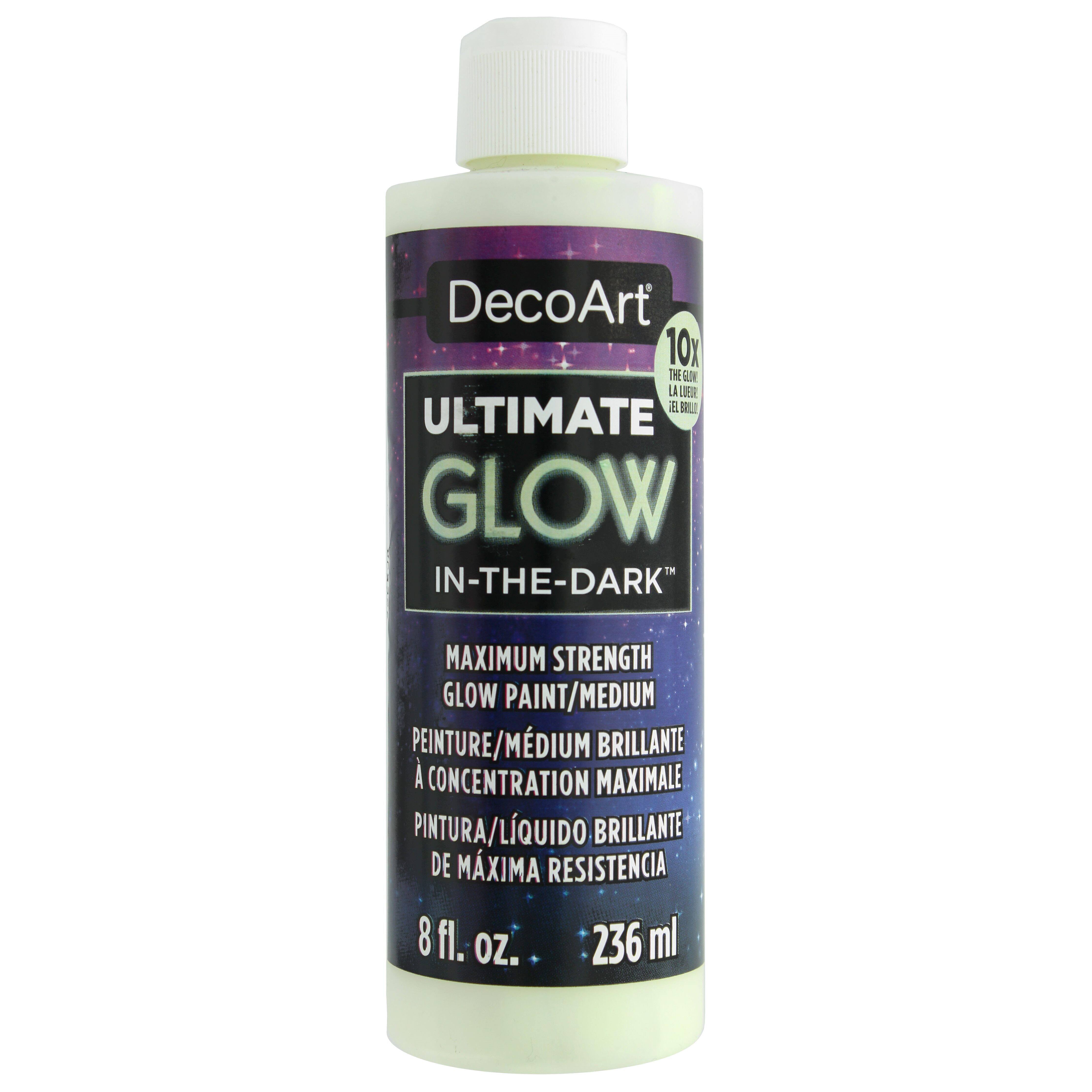 DecoArt Ultimate Glow-In-The-Dark Paint, 8 oz By Deco Art