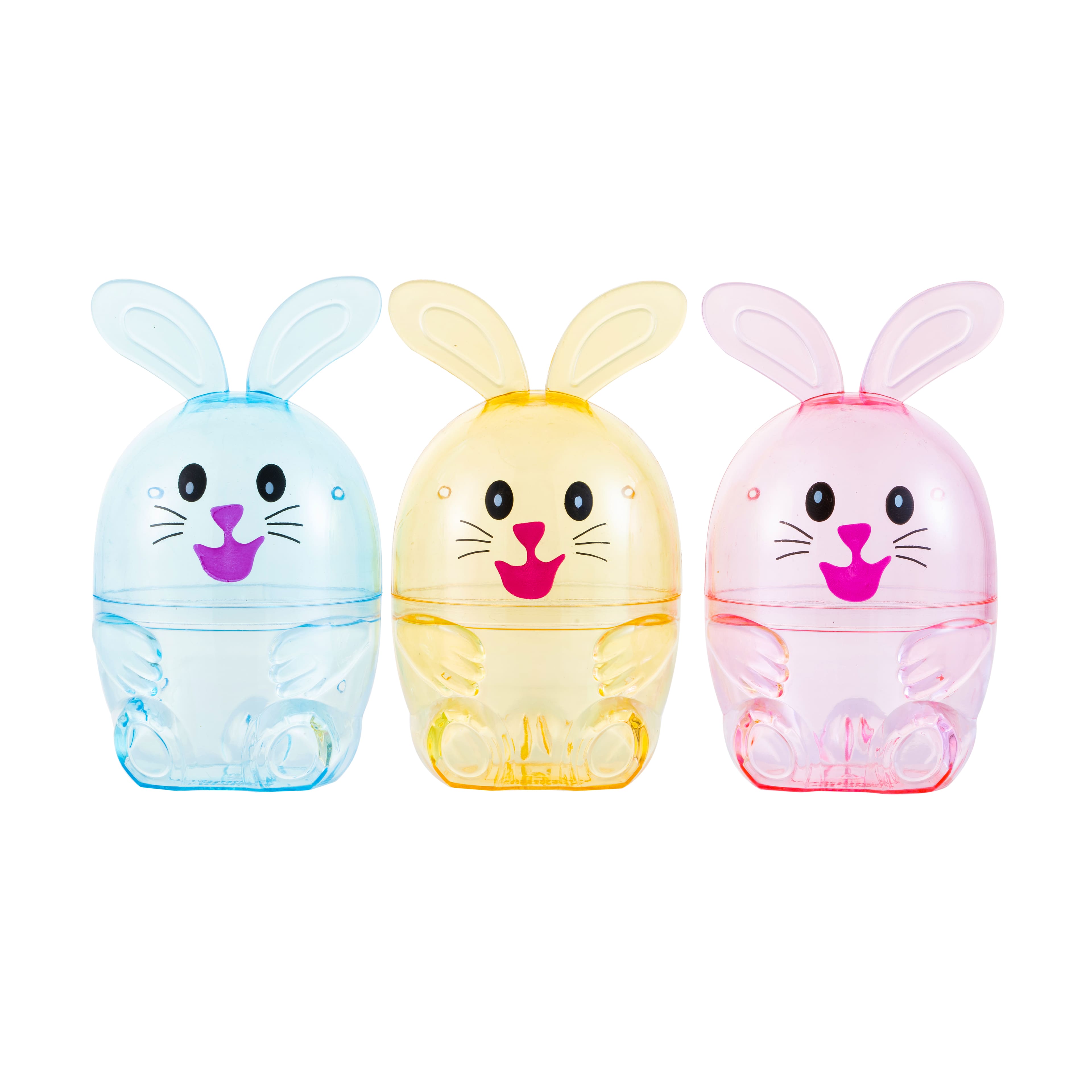 3.5" Bunny Plastic Easter Eggs, 3ct. by Creatology™