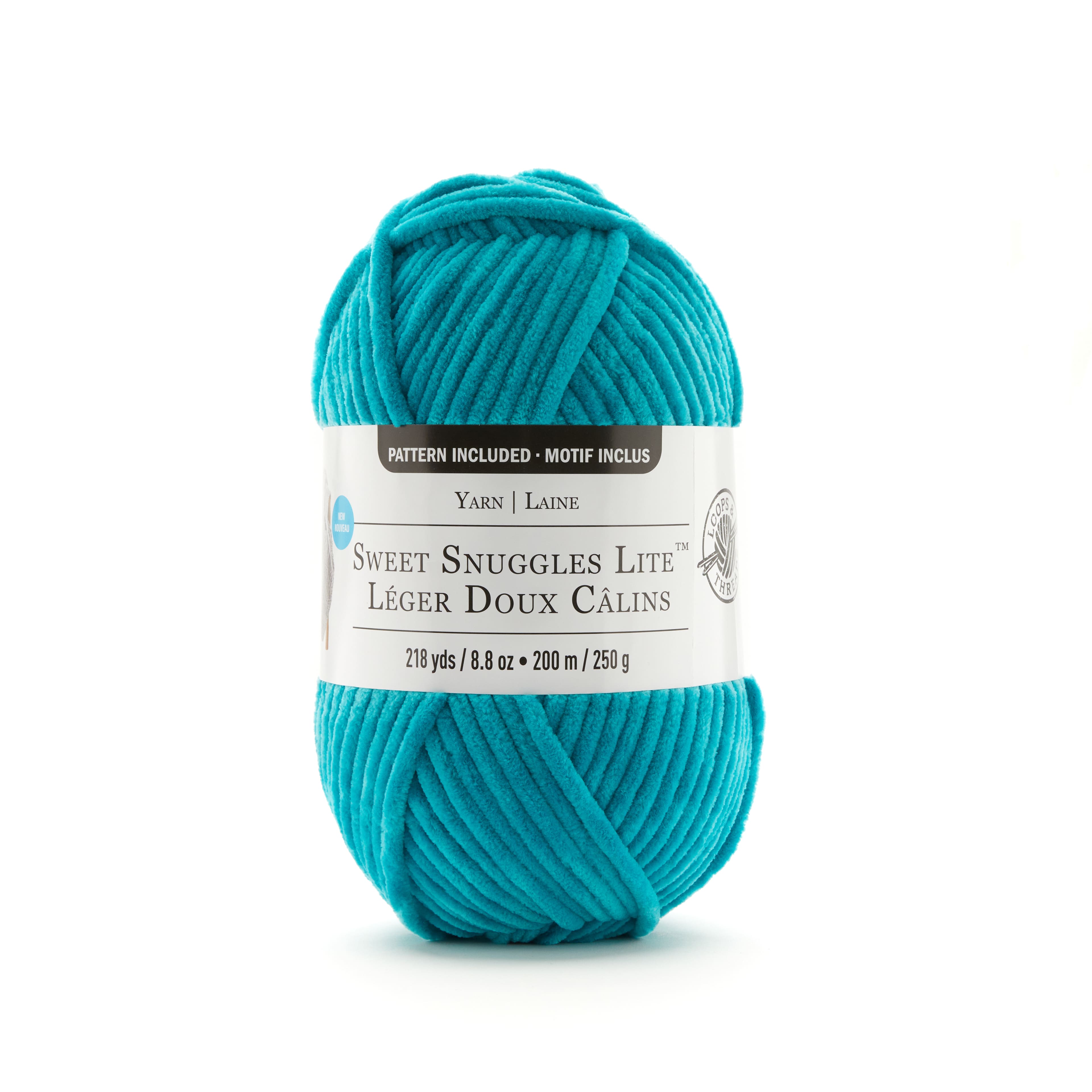 Loops & Threads Sweet Snuggles Lite Yarn - Turquoise - 9 oz