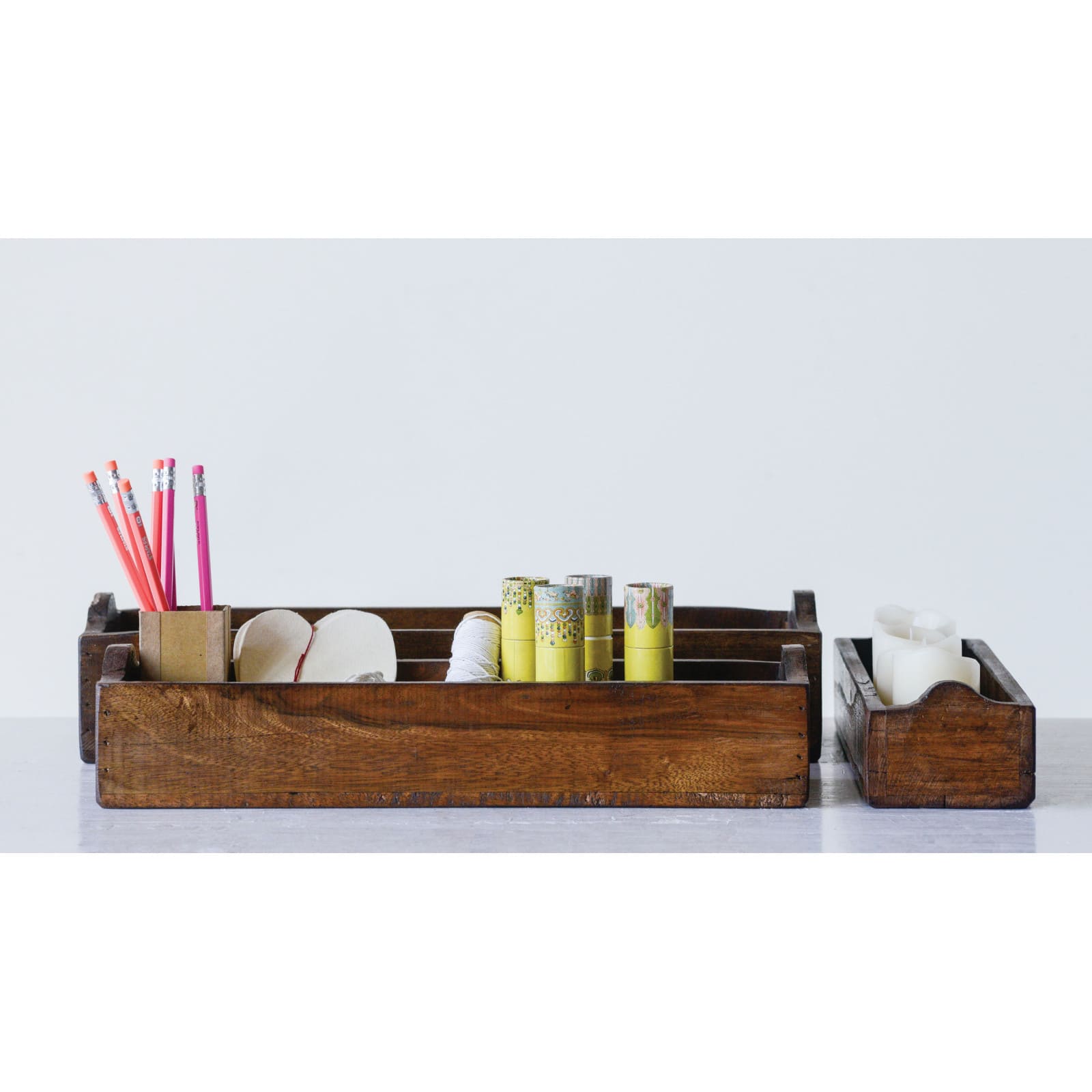 Hello Honey&#xAE; Found Wood Boxes Set, 3ct.