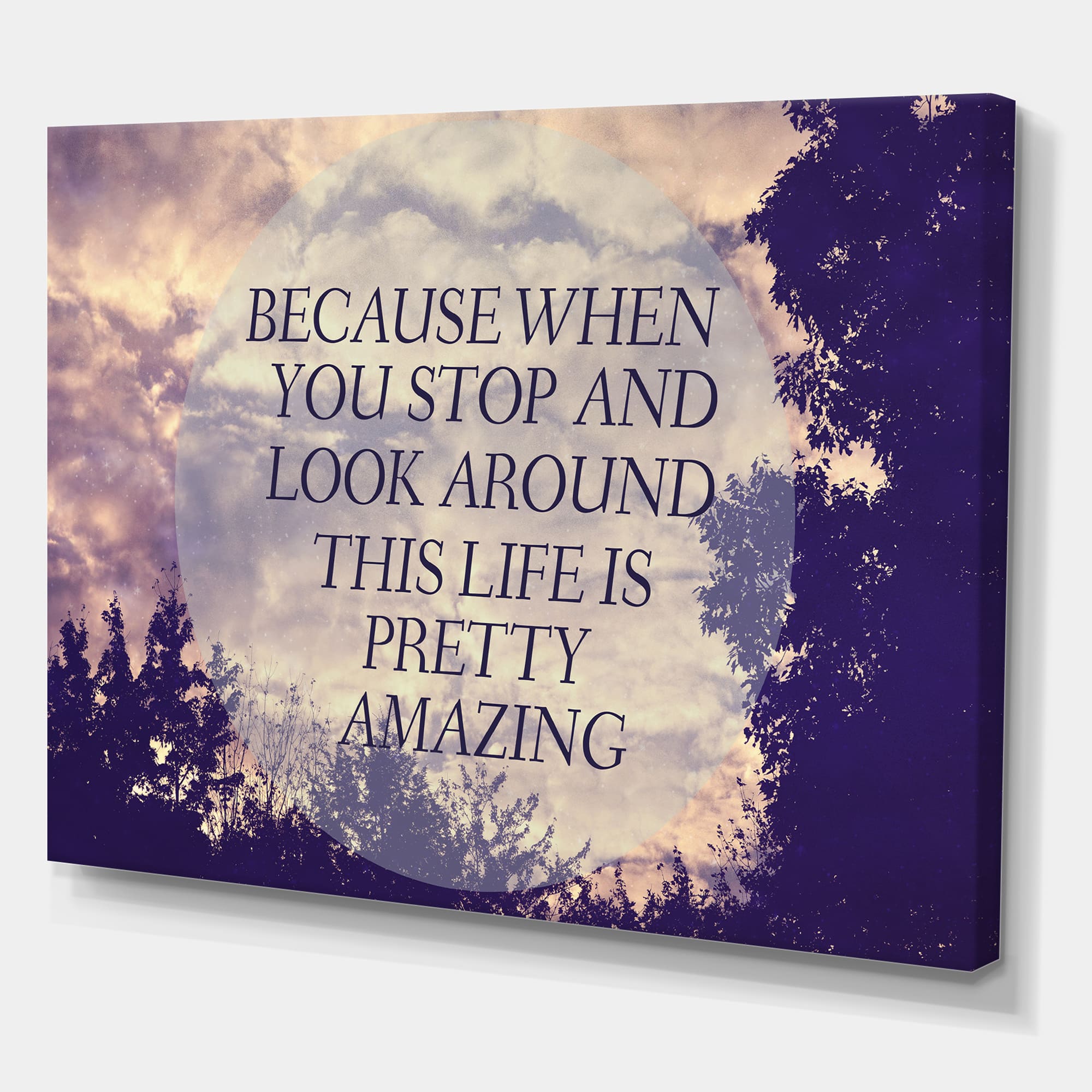 Designart - Pretty Amazing - Cottage Canvas Art Print