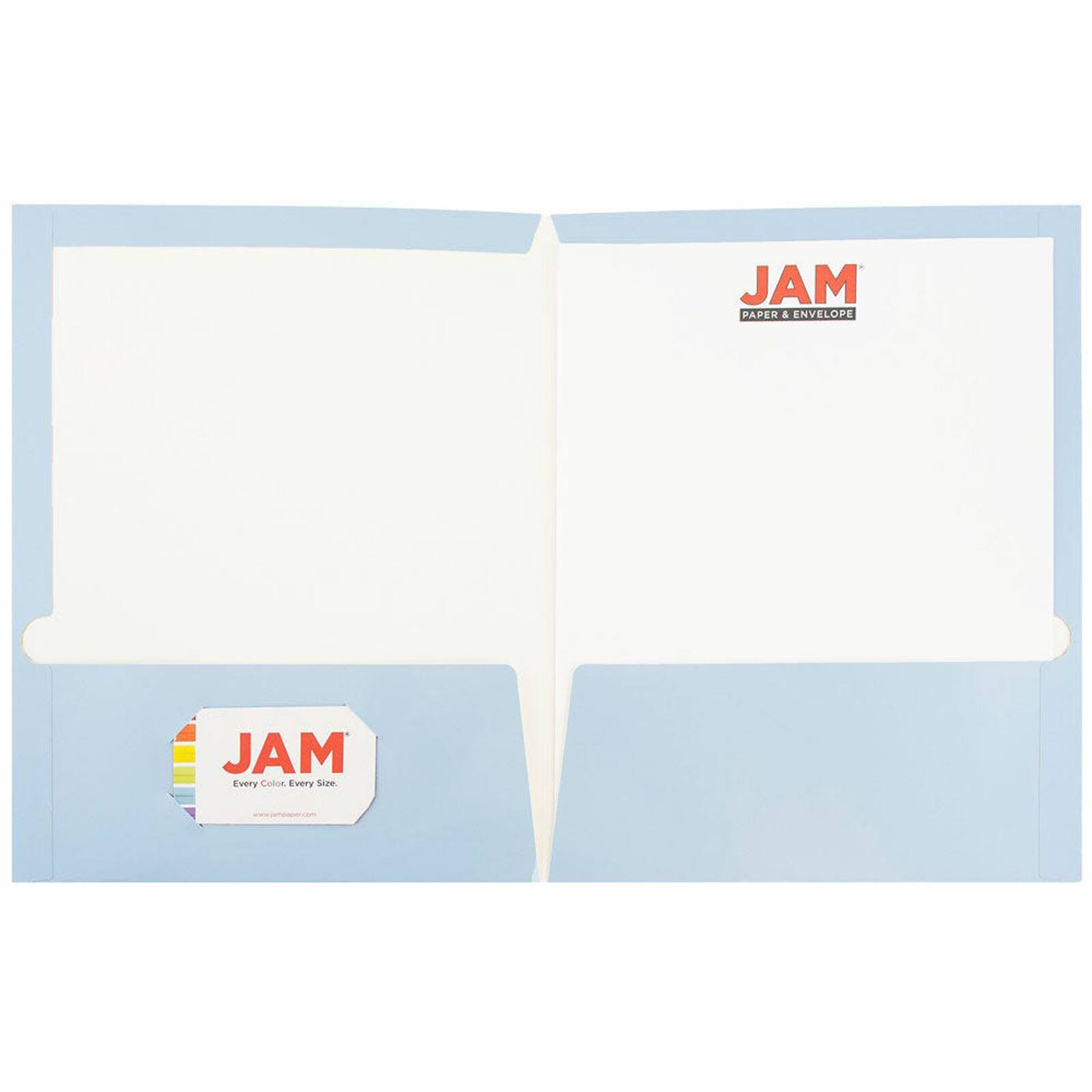 JAM Paper Glossy Two Pocket Folders