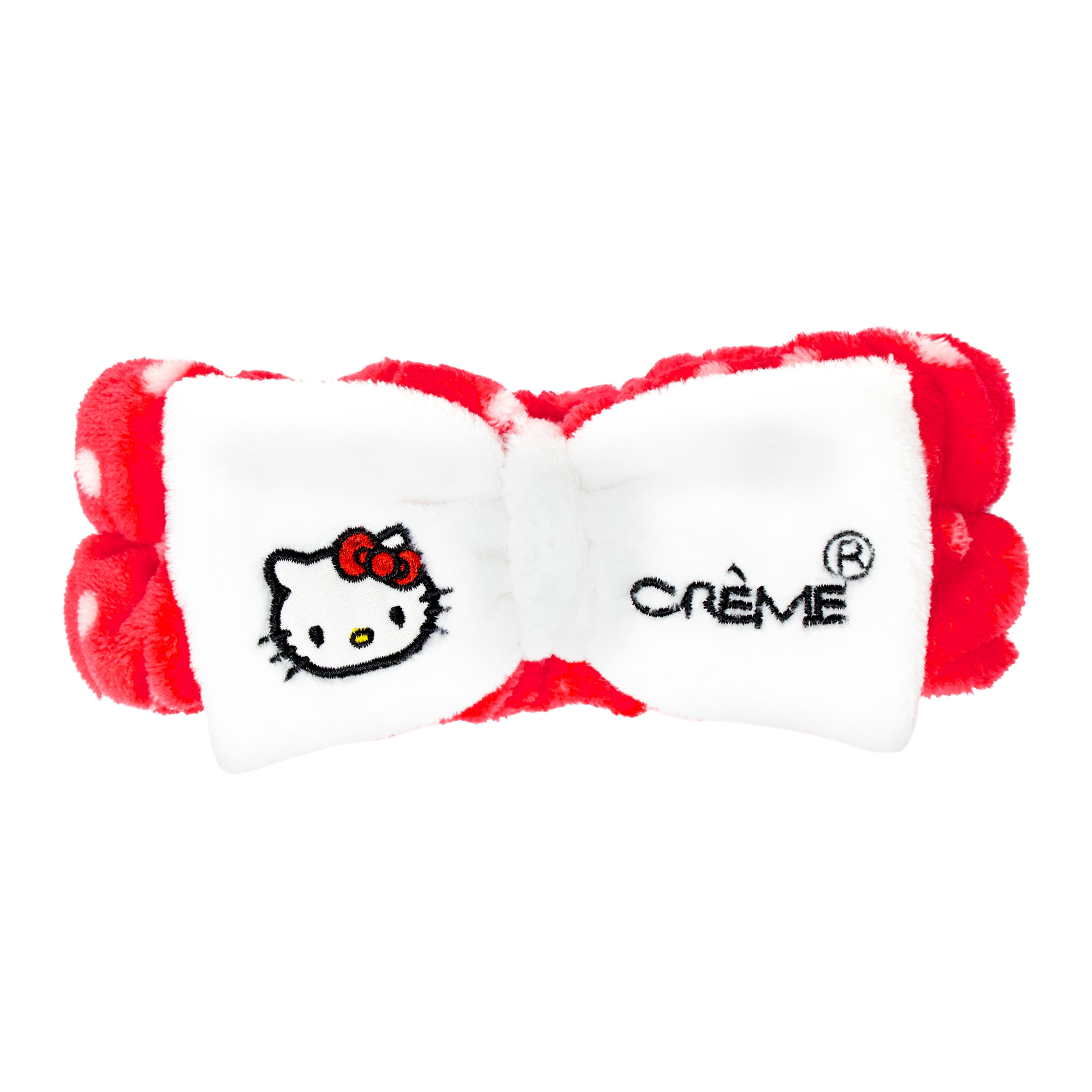 The Creme Shop&#xAE; Hello Kitty&#xAE; White &#x26; Red Plush Spa Headband