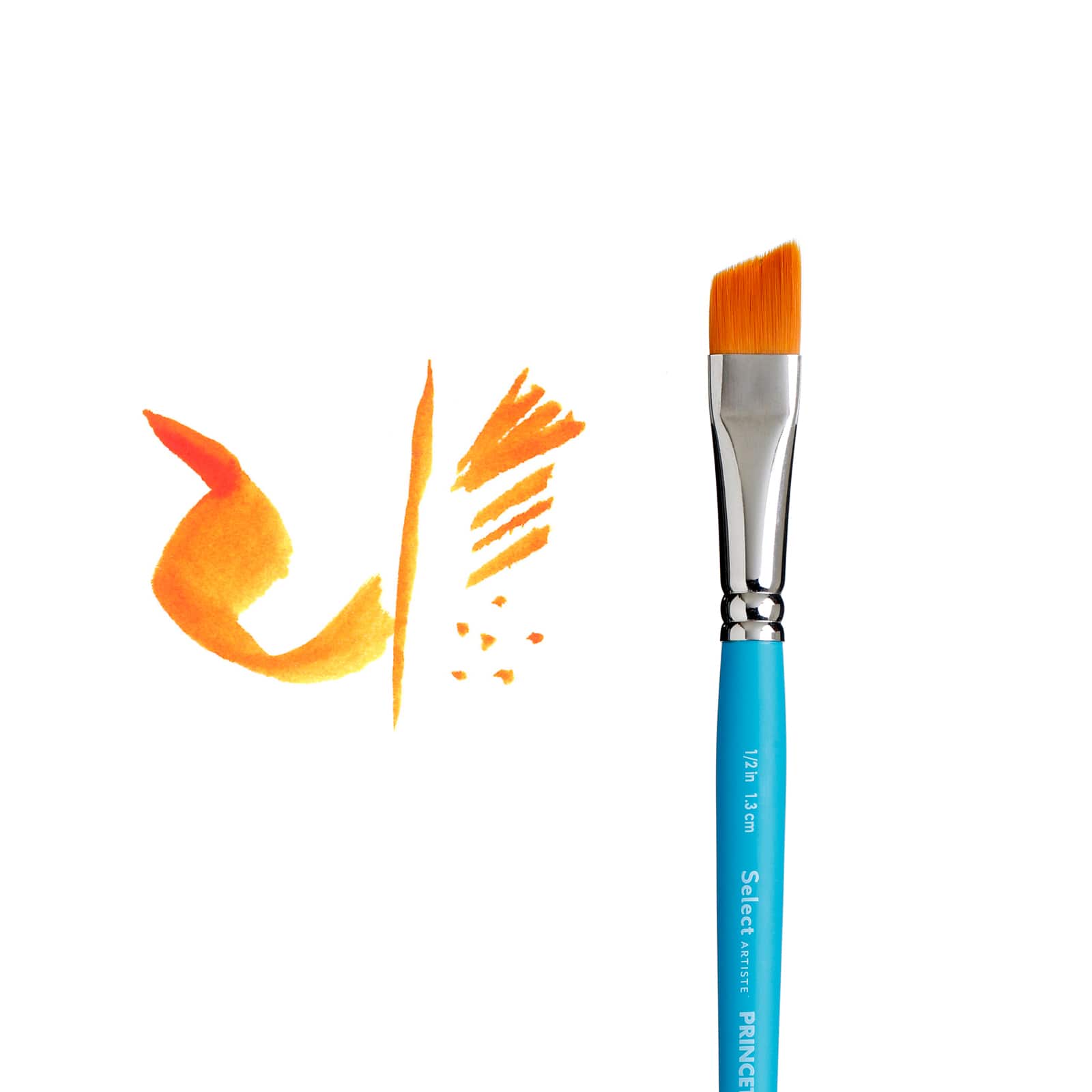 12 Pack: Princeton™ Select™ Artiste Series 3750 Short Handle Angle Shader Brush