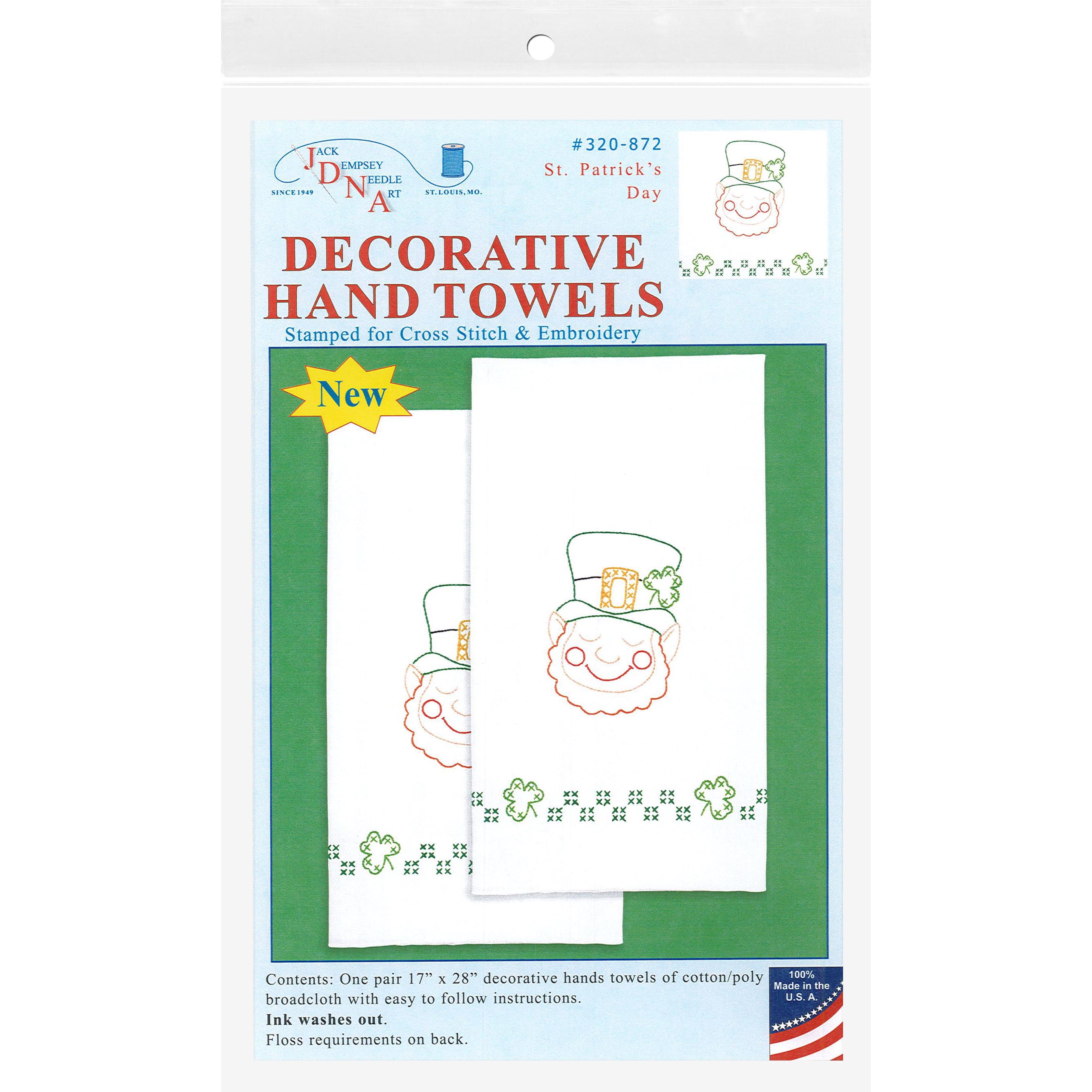 Jack Dempsey St. Patricks Day Decorative Hand Towel Set