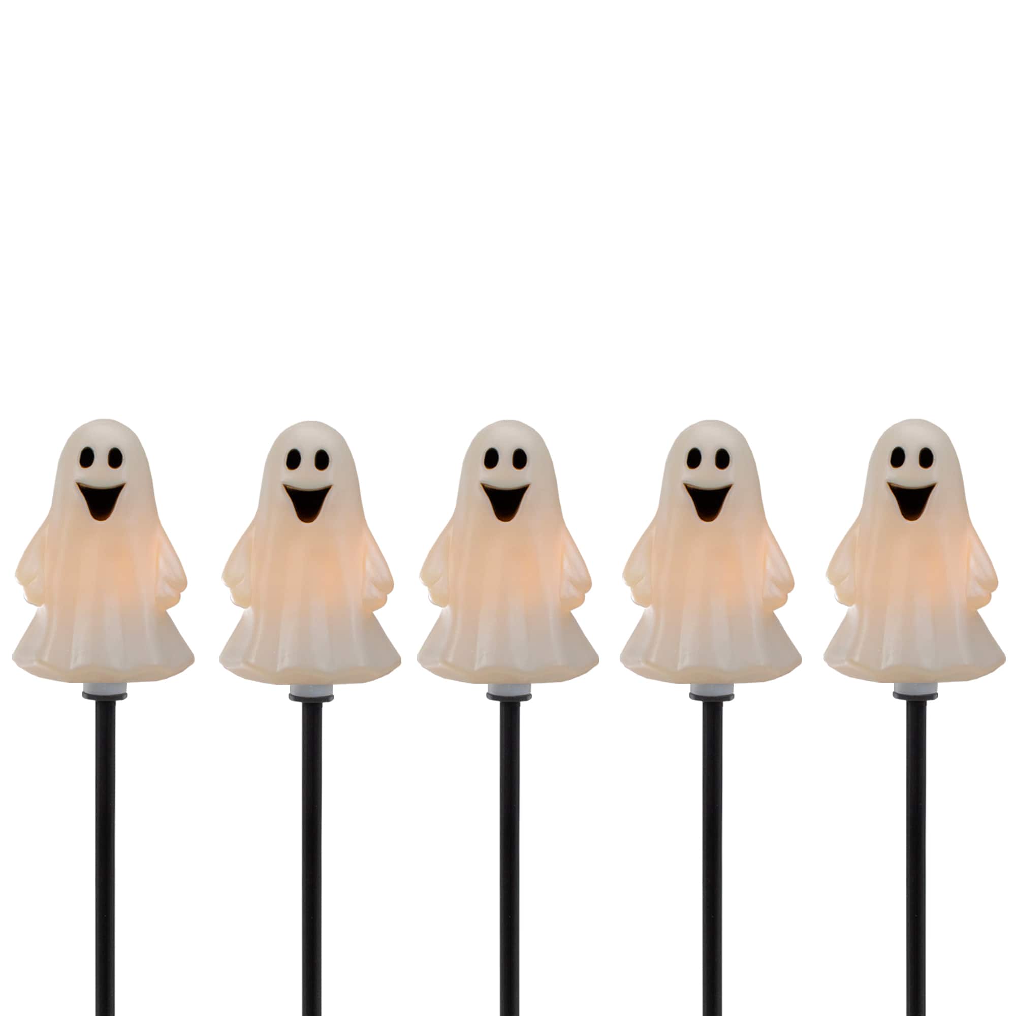 5ct. Ghost Shaped Halloween Pathway Markers