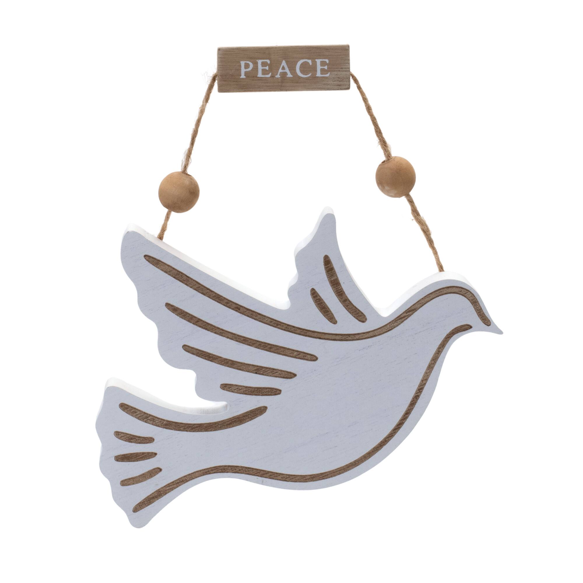 Dove &#x26; Angel Sentiment Ornament Set