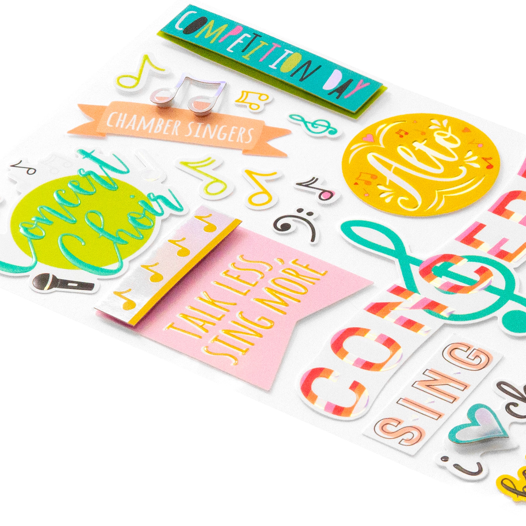 12 Pack: Choir Dimensional Stickers by Recollections™